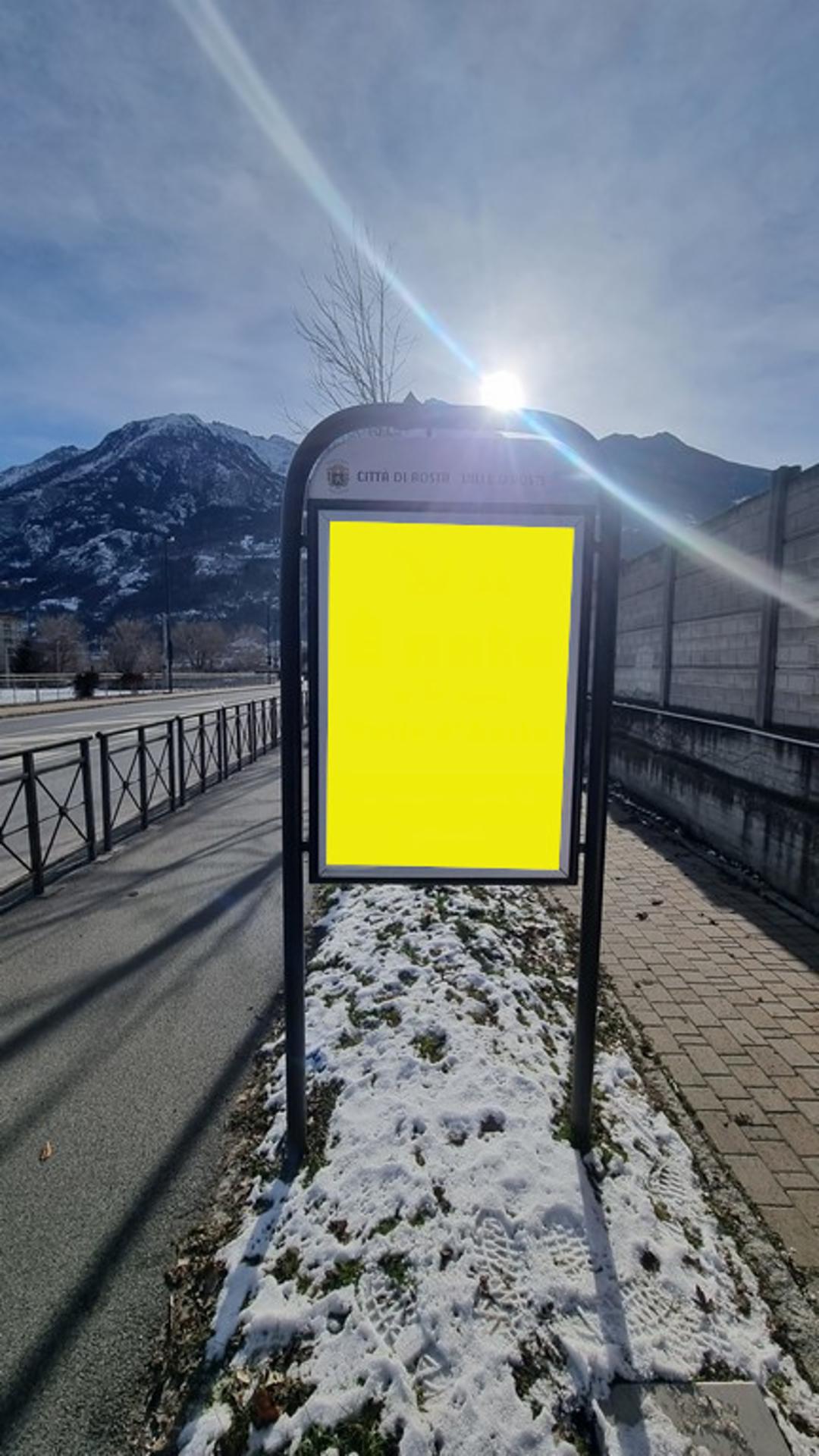 Impianto STENDARDO a Aosta, in zona Il Capanno