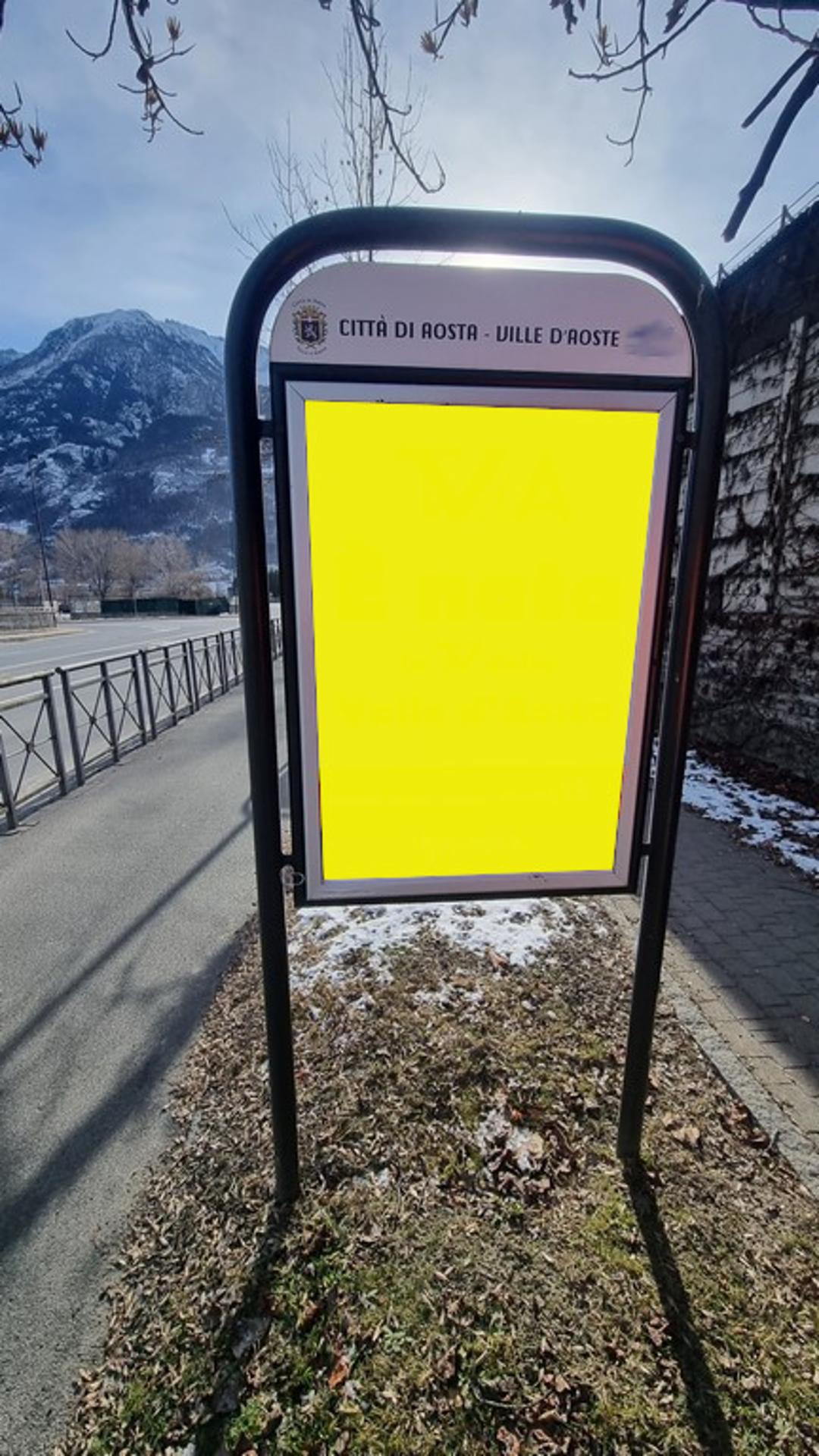 Impianto STENDARDO a Aosta, in zona Il Capanno