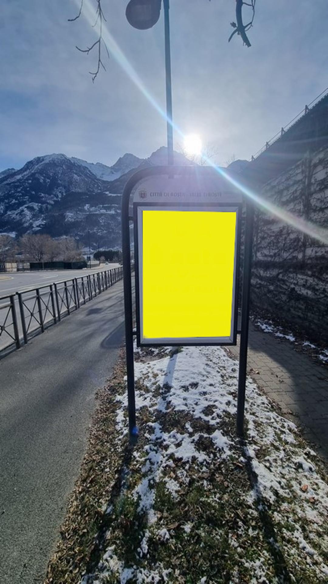 Impianto STENDARDO a Aosta, in zona Il Capanno