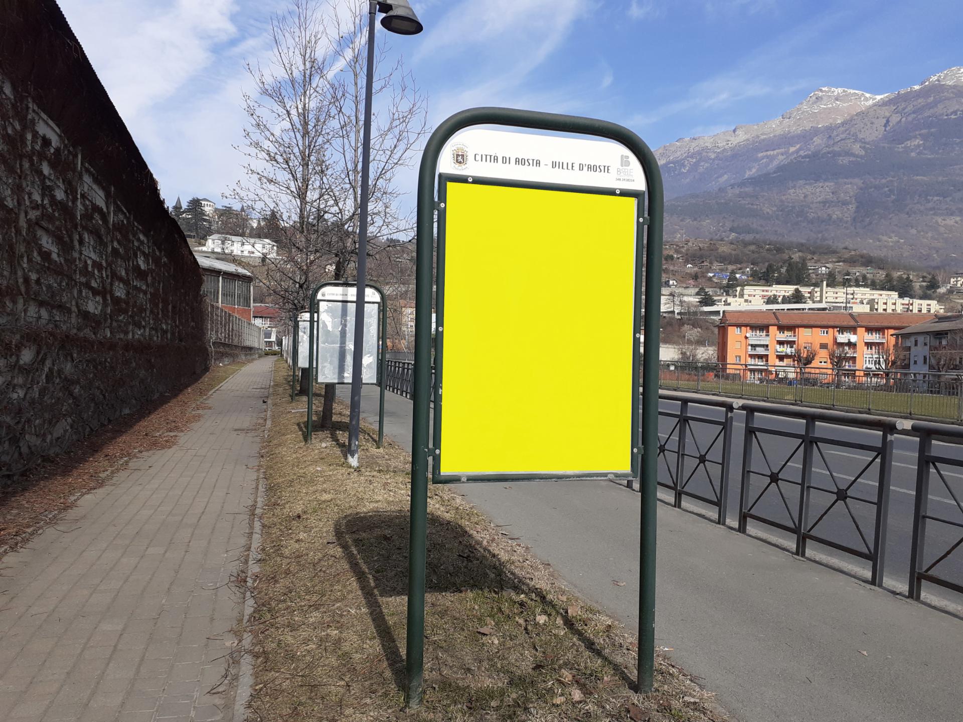 Impianto STENDARDO a Aosta, in zona Il Capanno