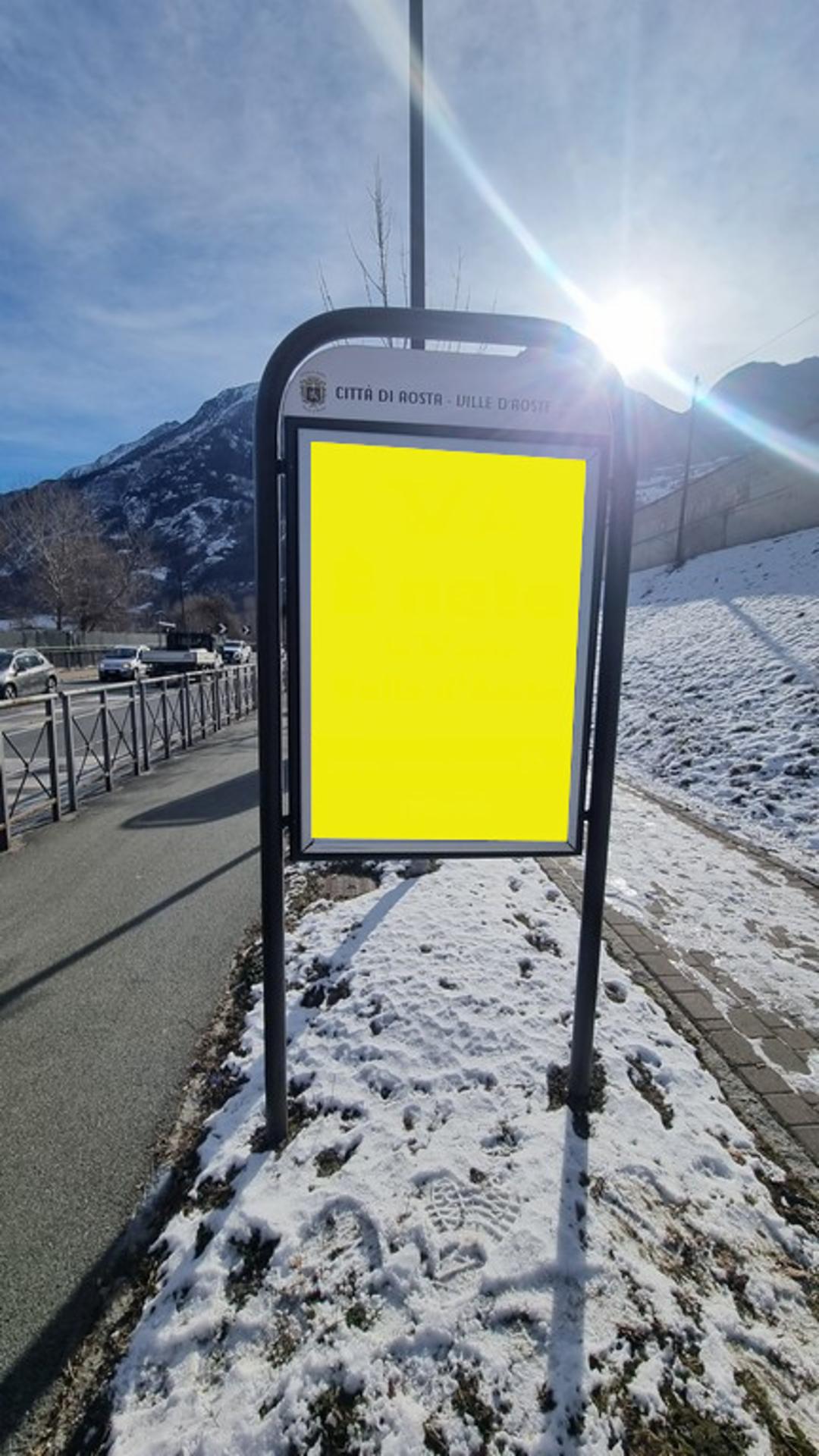 Impianto STENDARDO a Aosta, in zona Il Capanno