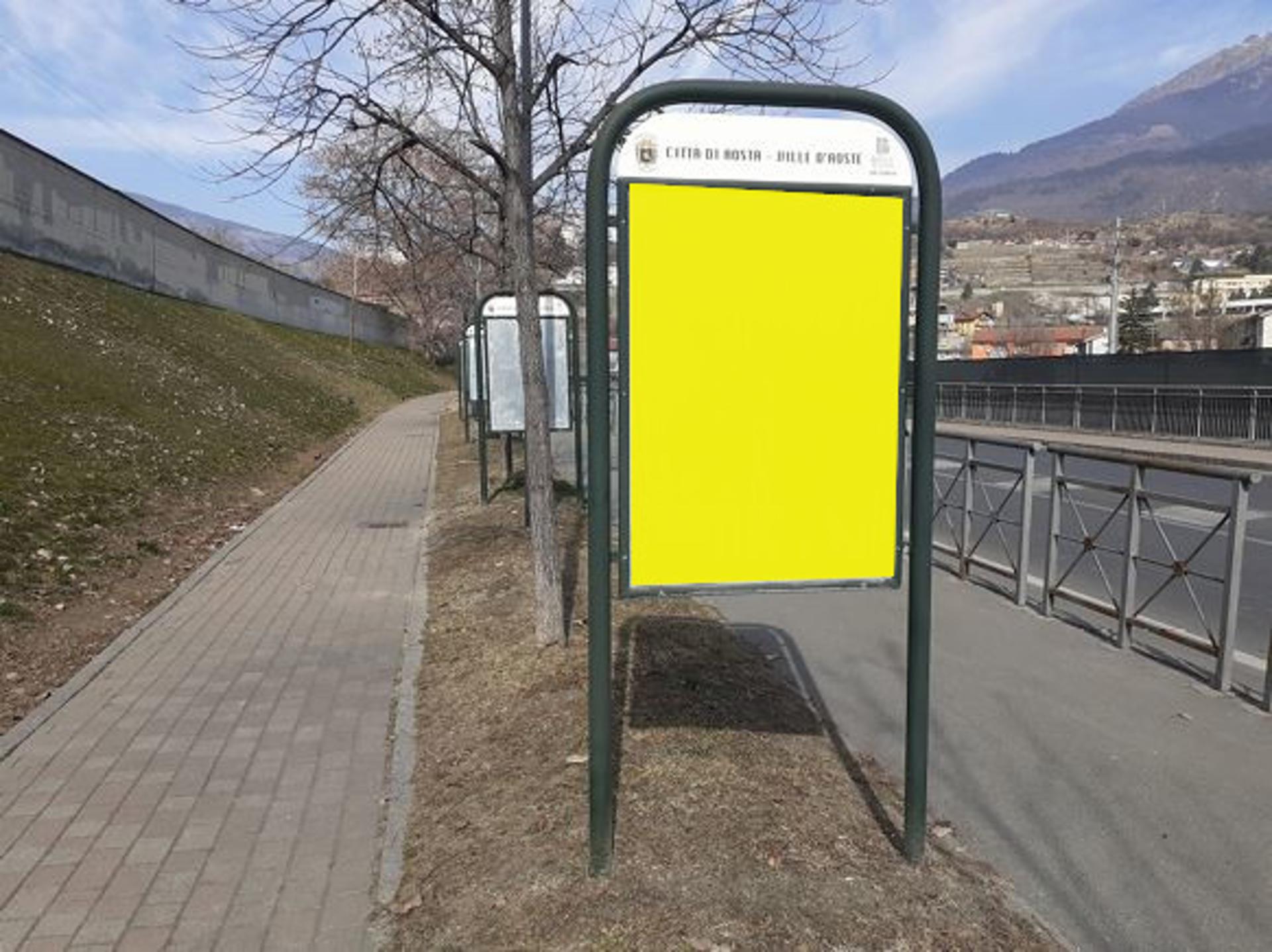 Impianto STENDARDO a Aosta, in zona Il Capanno