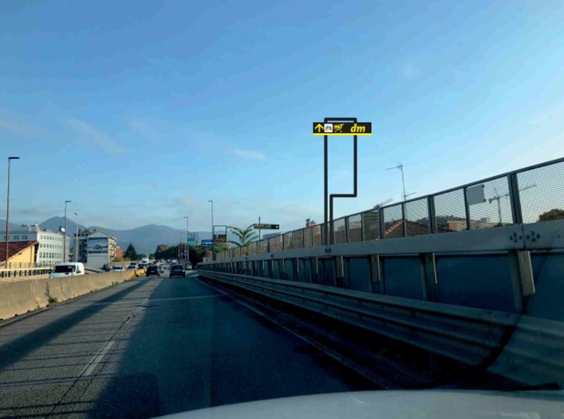 Impianto FRECCE / PREINSEGNE a Bergamo, in zona Shoes Paradise