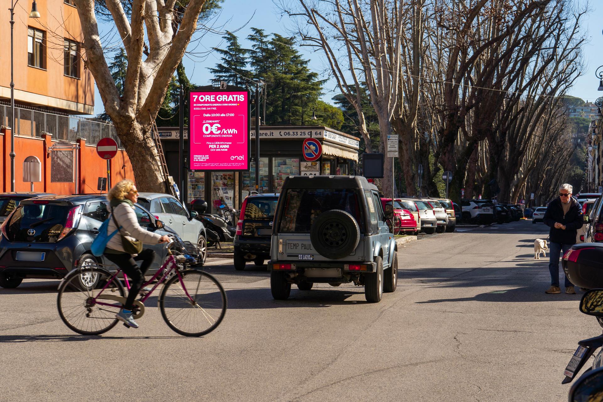 Impianto totem digitale a Roma