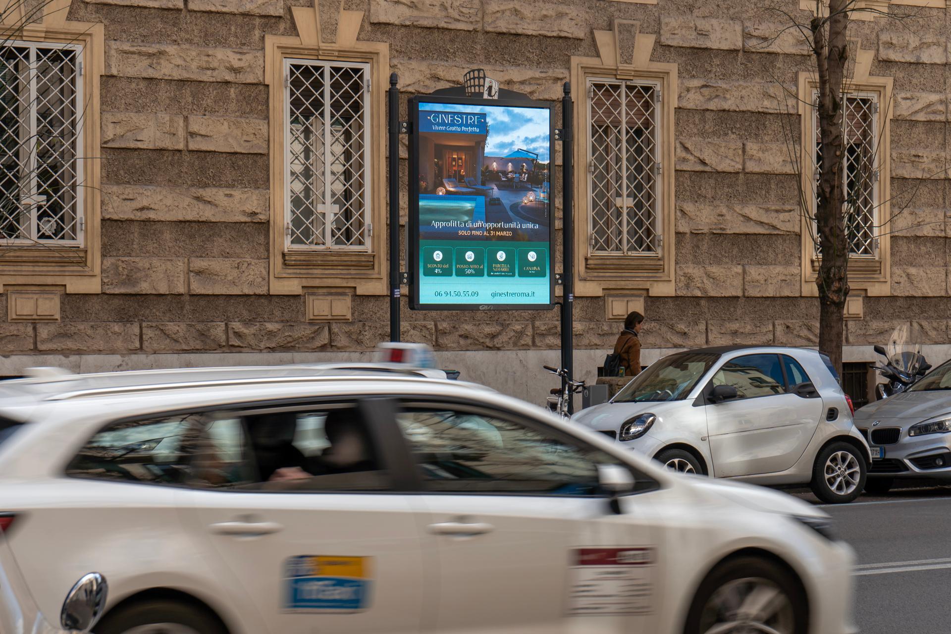 Impianto totem digitale a Roma