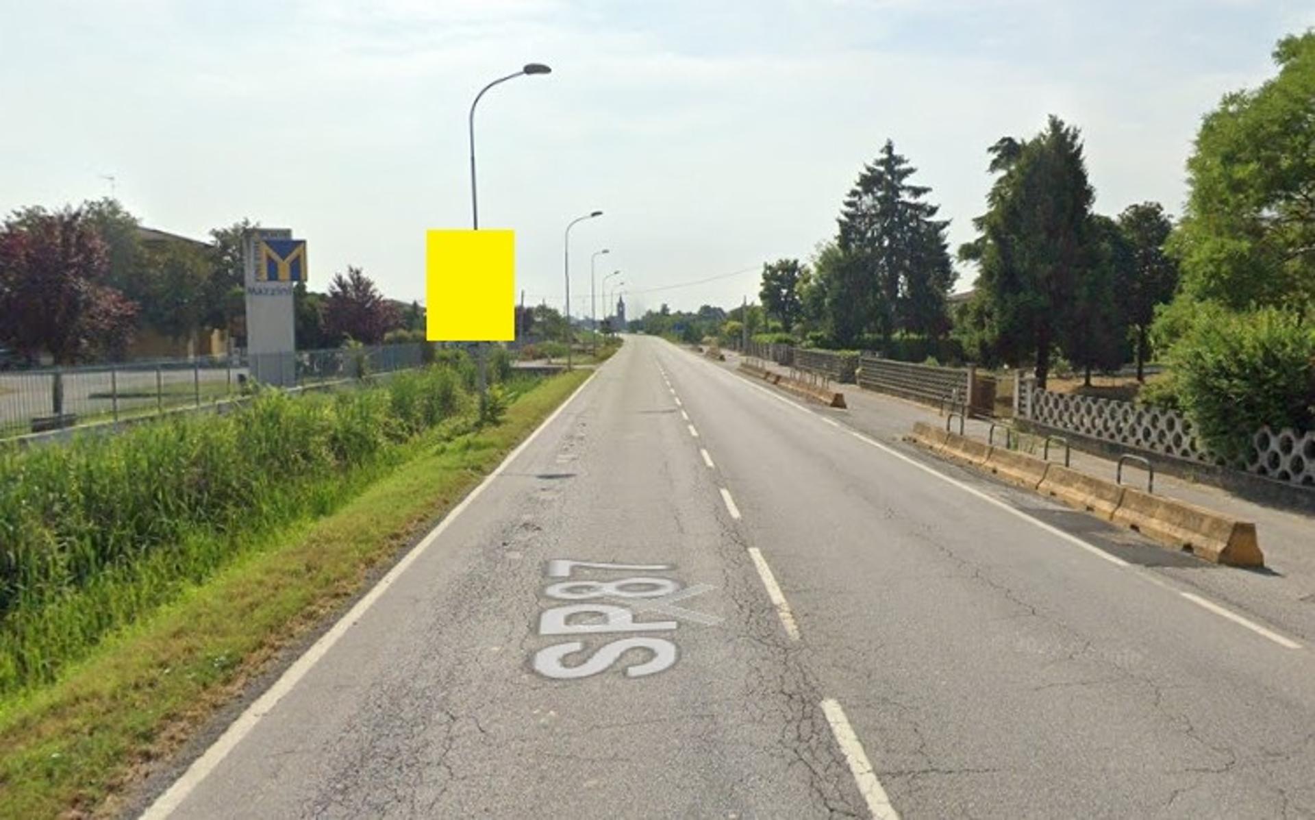 Impianto CARTELLONISTICA a Cingia de' Botti, in zona Vidiceto, Via Giuseppina, Canovetta