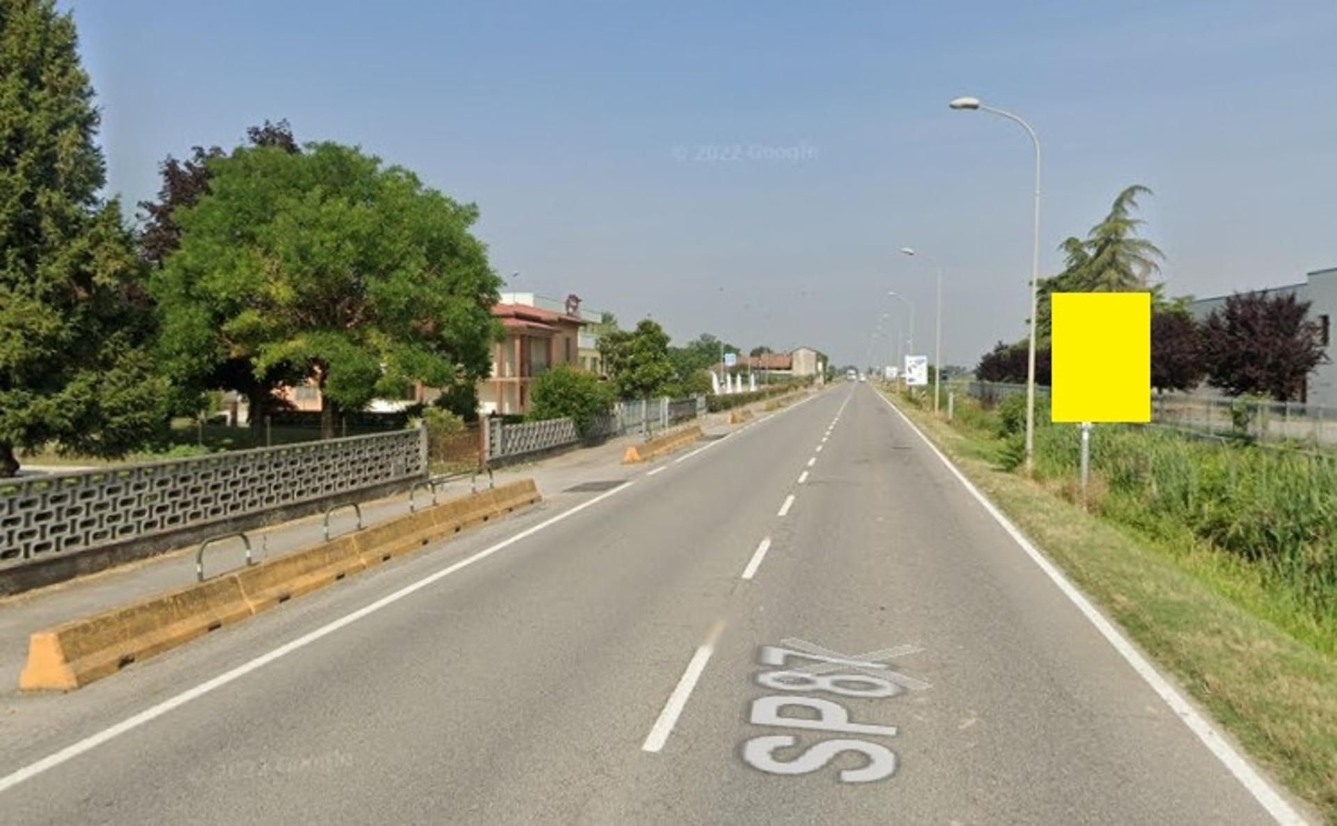 Impianto CARTELLONISTICA a Cingia de' Botti, in zona Vidiceto, Via Giuseppina, Canovetta