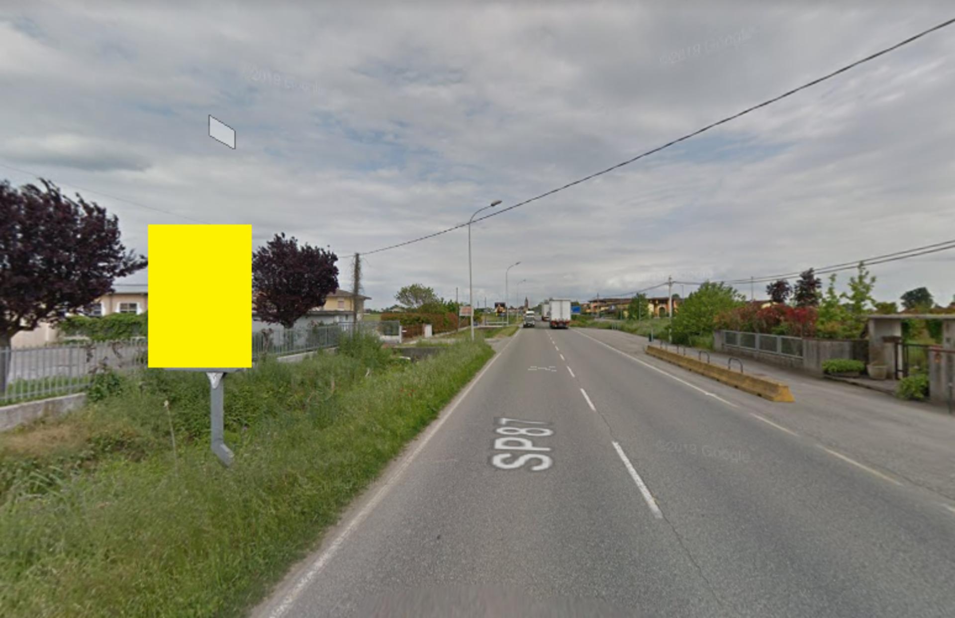 Impianto CARTELLONISTICA a Cingia de' Botti, in zona Vidiceto, Via Giuseppina, Canovetta