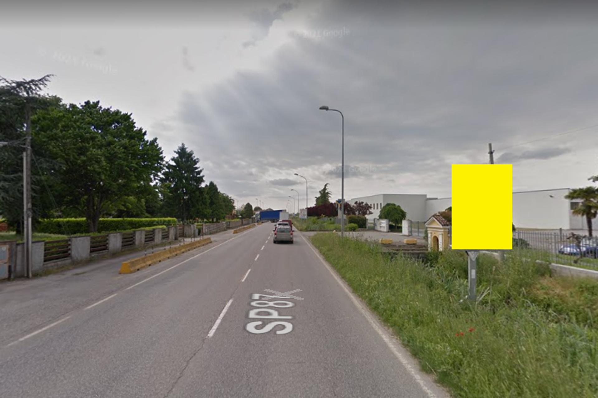Impianto CARTELLONISTICA a Cingia de' Botti, in zona Vidiceto, Via Giuseppina, Canovetta