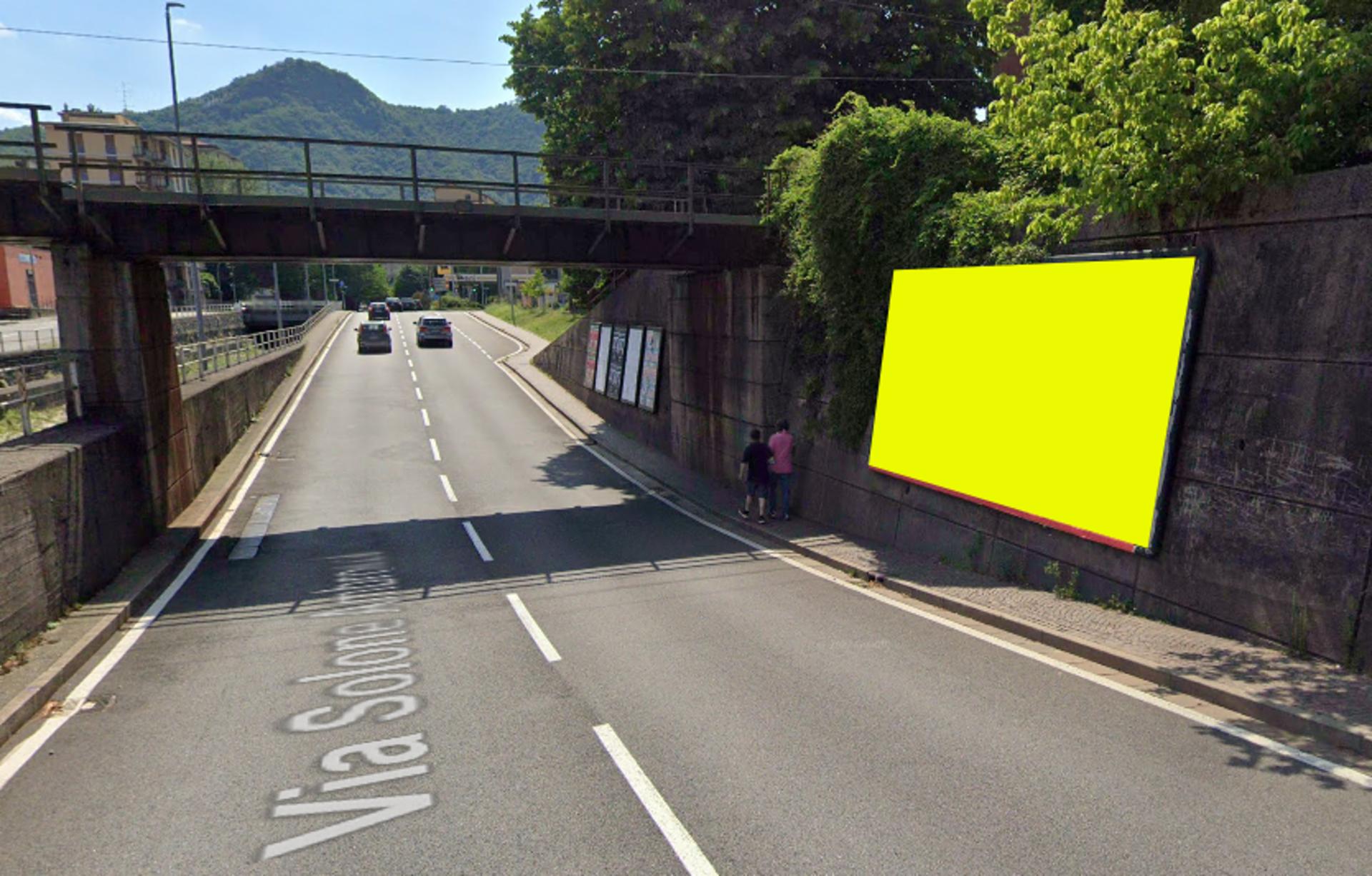 Impianto 6 X 3 a Como, in zona Cittadella