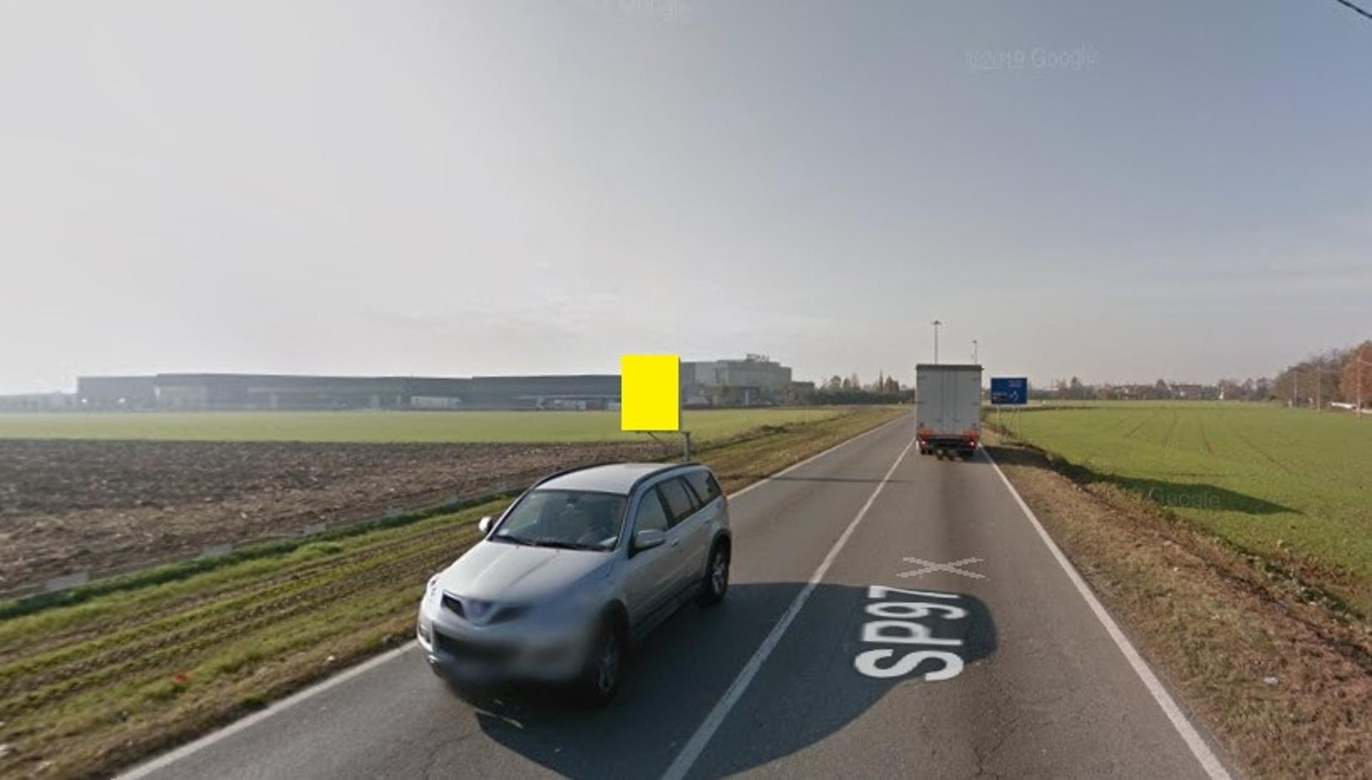 Impianto CARTELLONISTICA a Mornico al Serio, in zona Esso
