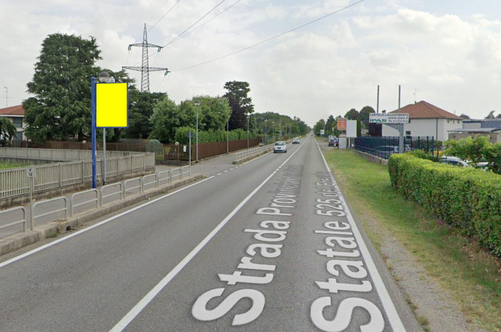 Impianto CARTELLONISTICA a Pontirolo Nuovo, in zona Chiesa del Cristo Lavoratore