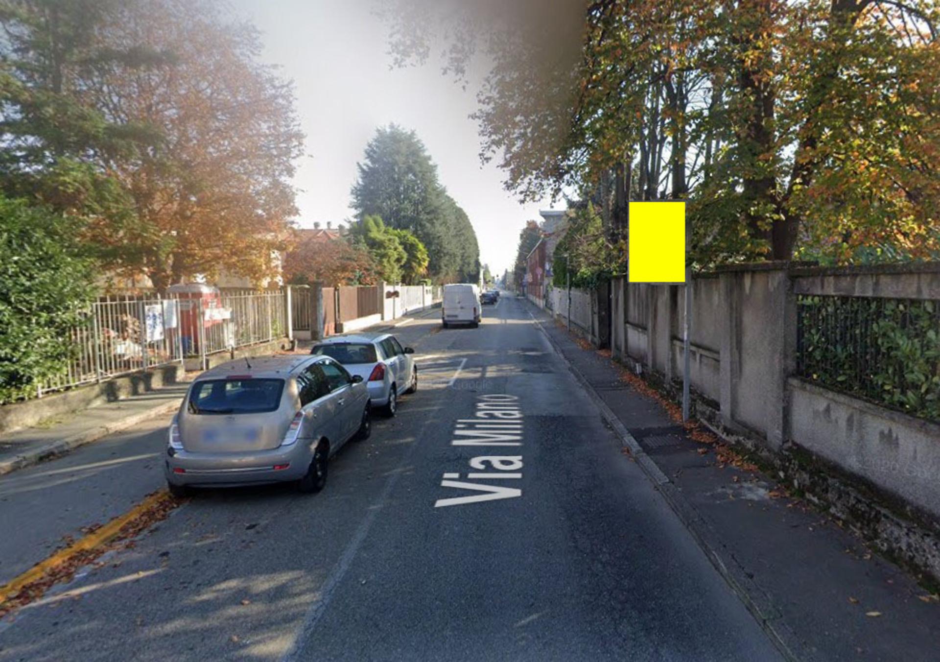 Impianto CARTELLONISTICA a San Giorgio su Legnano, in zona Lo scudiero