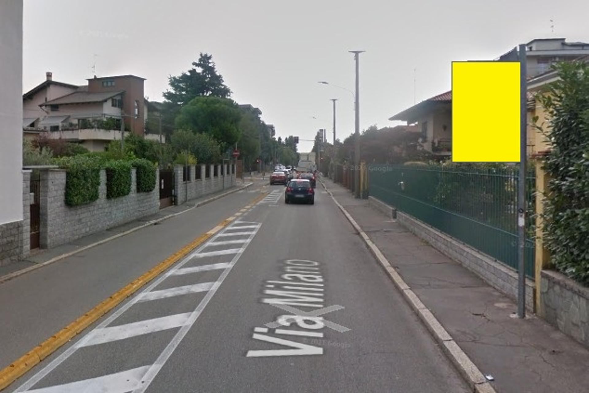 Impianto CARTELLONISTICA a San Giorgio su Legnano, in zona Lo scudiero
