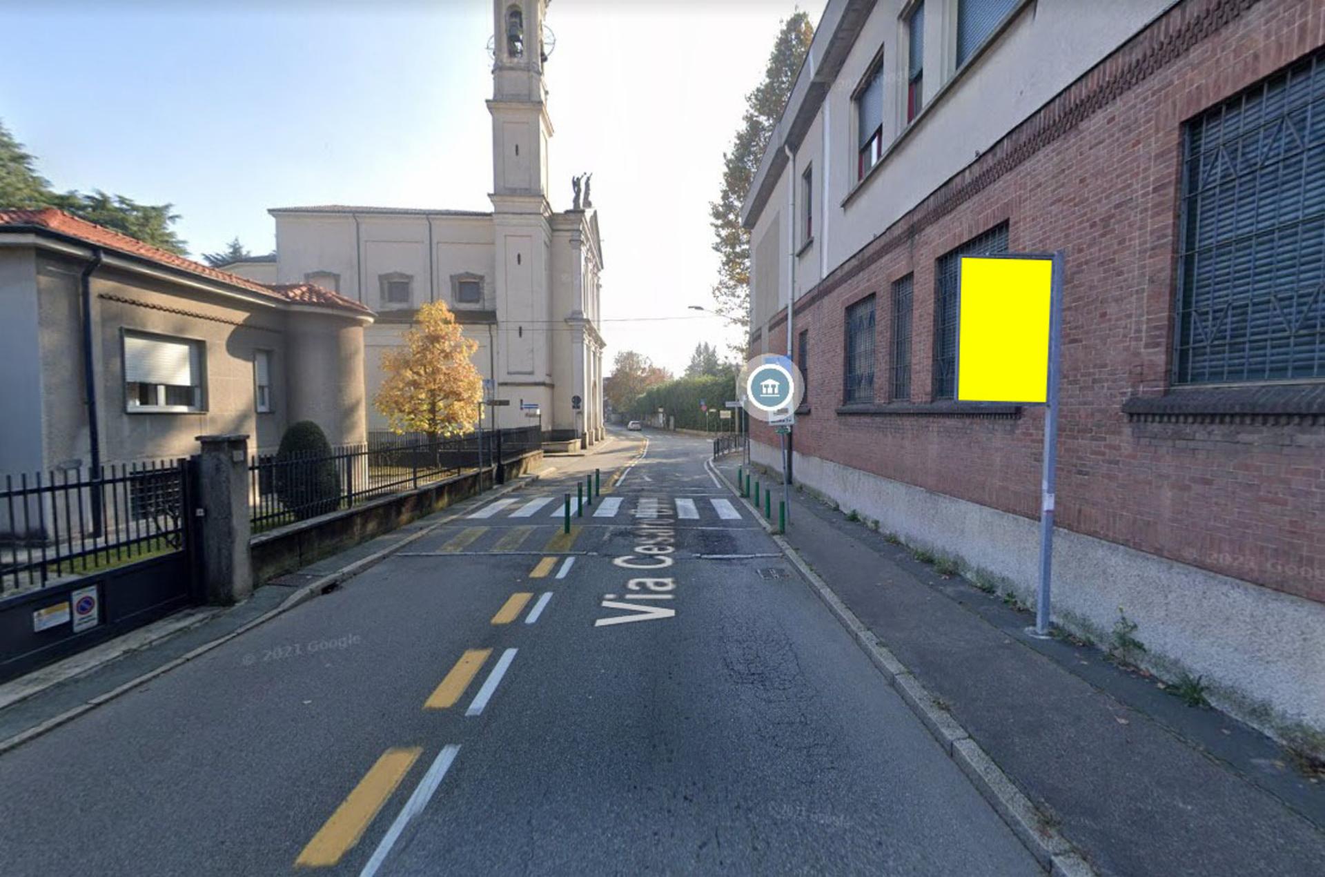 Impianto CARTELLONISTICA a San Giorgio su Legnano, in zona Lo scudiero