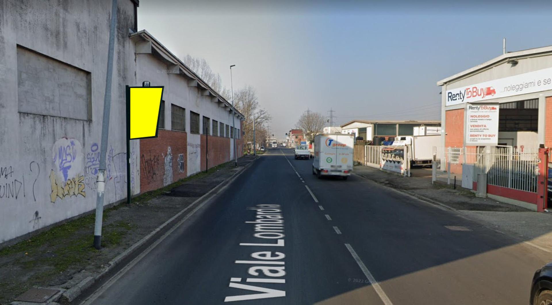 Impianto CARTELLONISTICA a San Giuliano Milanese, in zona Mondo Convenienza