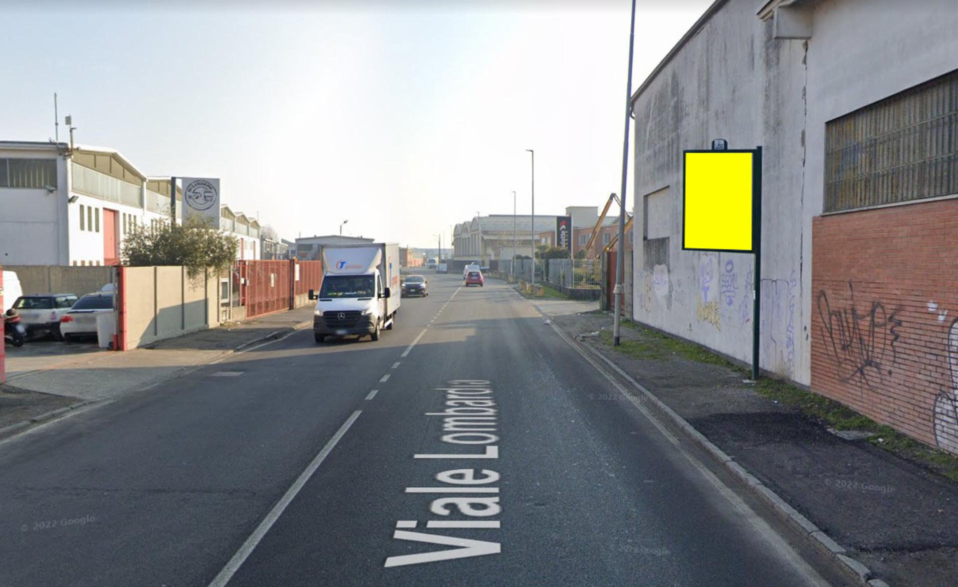 Impianto CARTELLONISTICA a San Giuliano Milanese, in zona Mondo Convenienza
