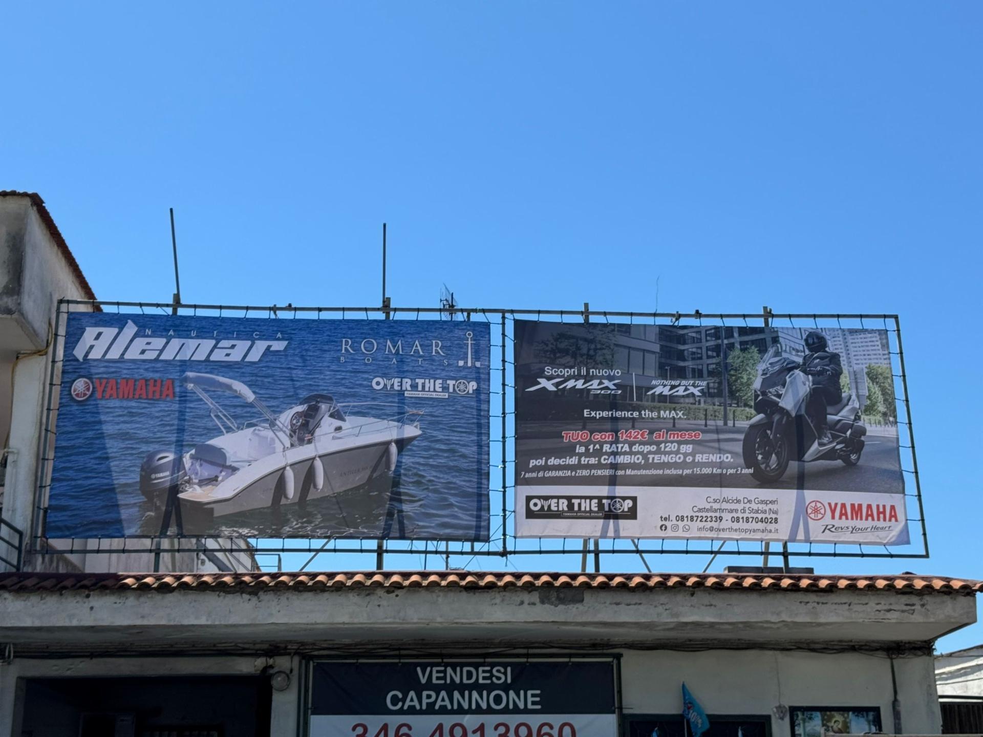 Impianto 6 X 3 a Pompei, in zona Città Oro
