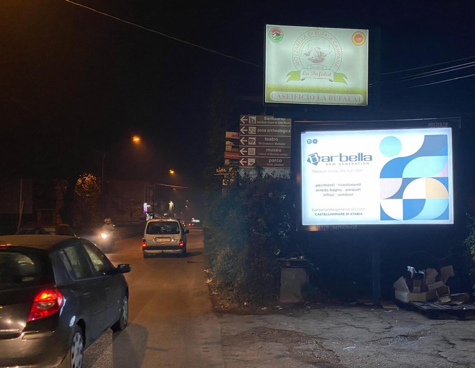Impianto MULTITELO a Pompei, in zona Città Oro