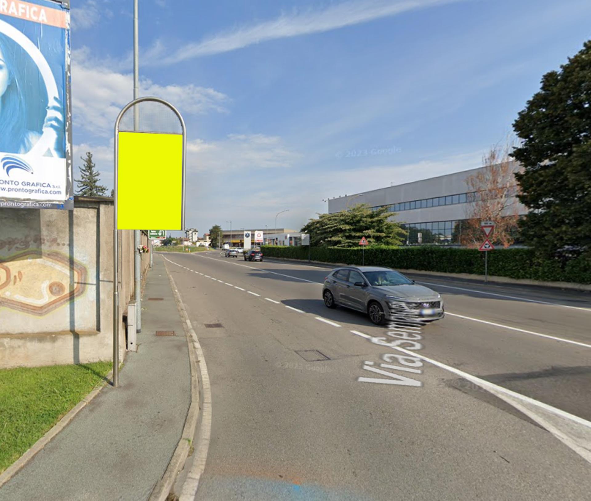 Impianto CARTELLONISTICA a San Vittore Olona, in zona McDonald's