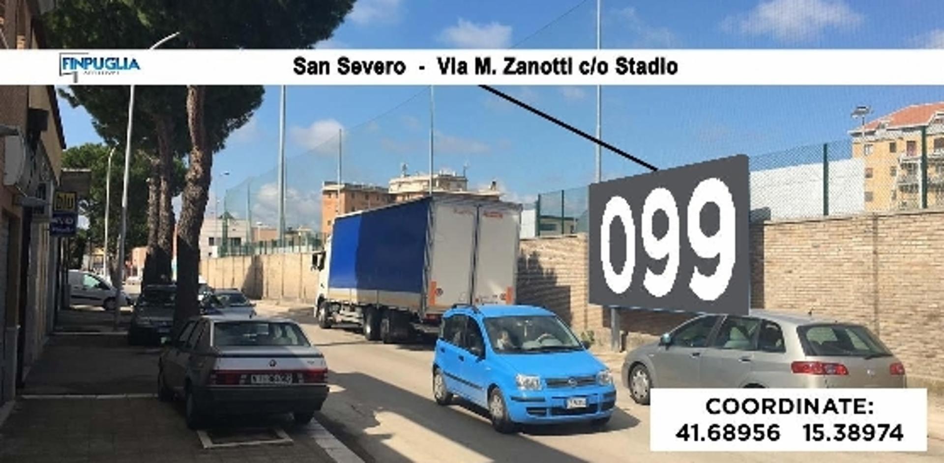 Impianto 6 X 3 a San Severo, in zona Lidl