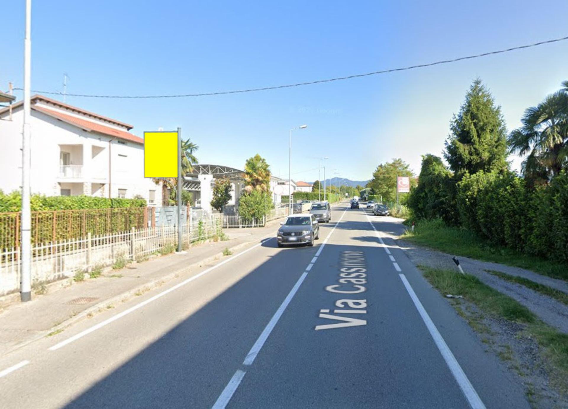 Impianto CARTELLONISTICA a Seriate, in zona Seriate - via cassinone, 1