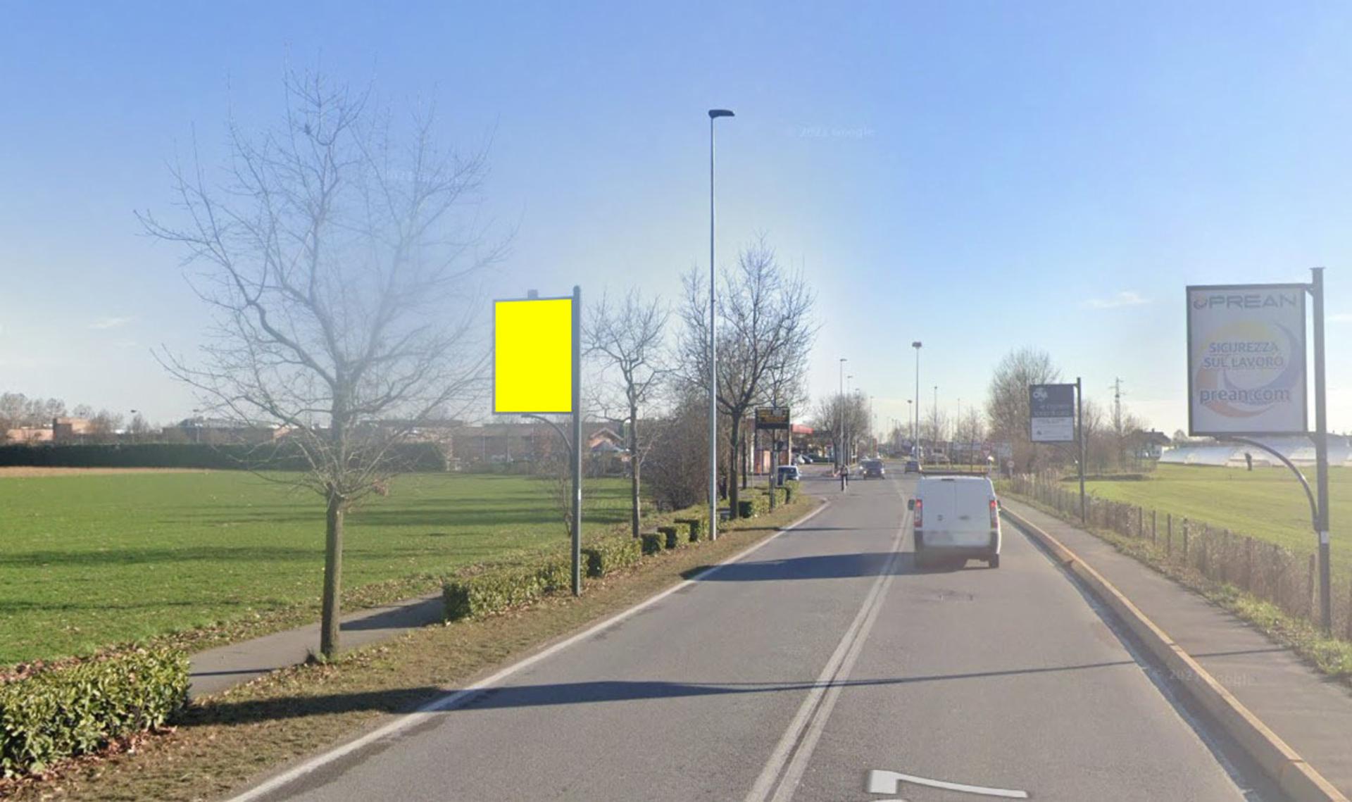 Impianto CARTELLONISTICA a Seriate, in zona Norauto