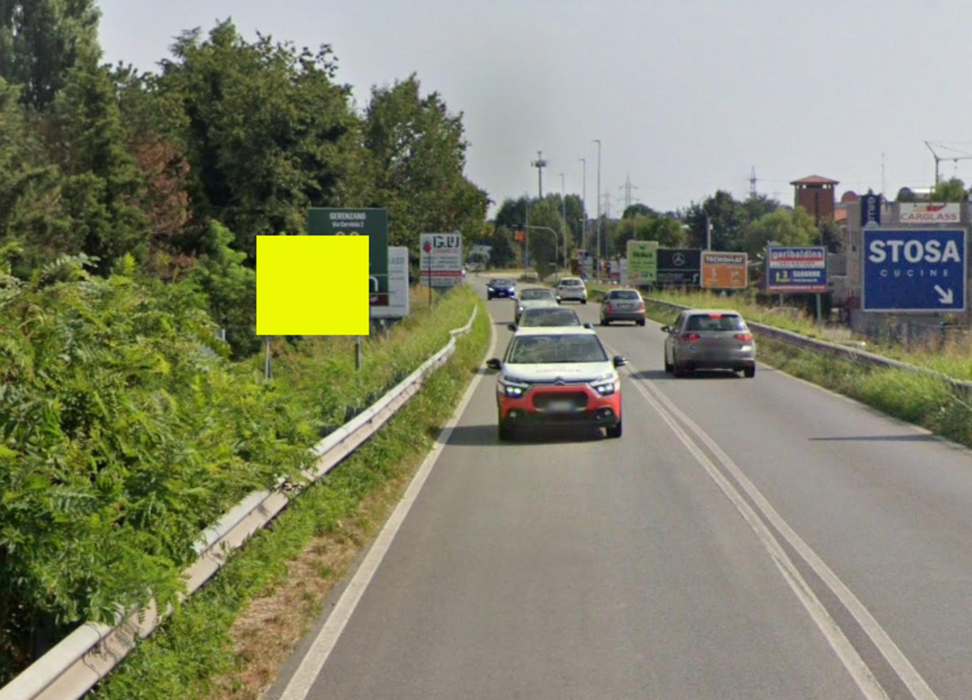 Impianto CARTELLONISTICA a Saronno, in zona Grandi Magazzini Bossi
