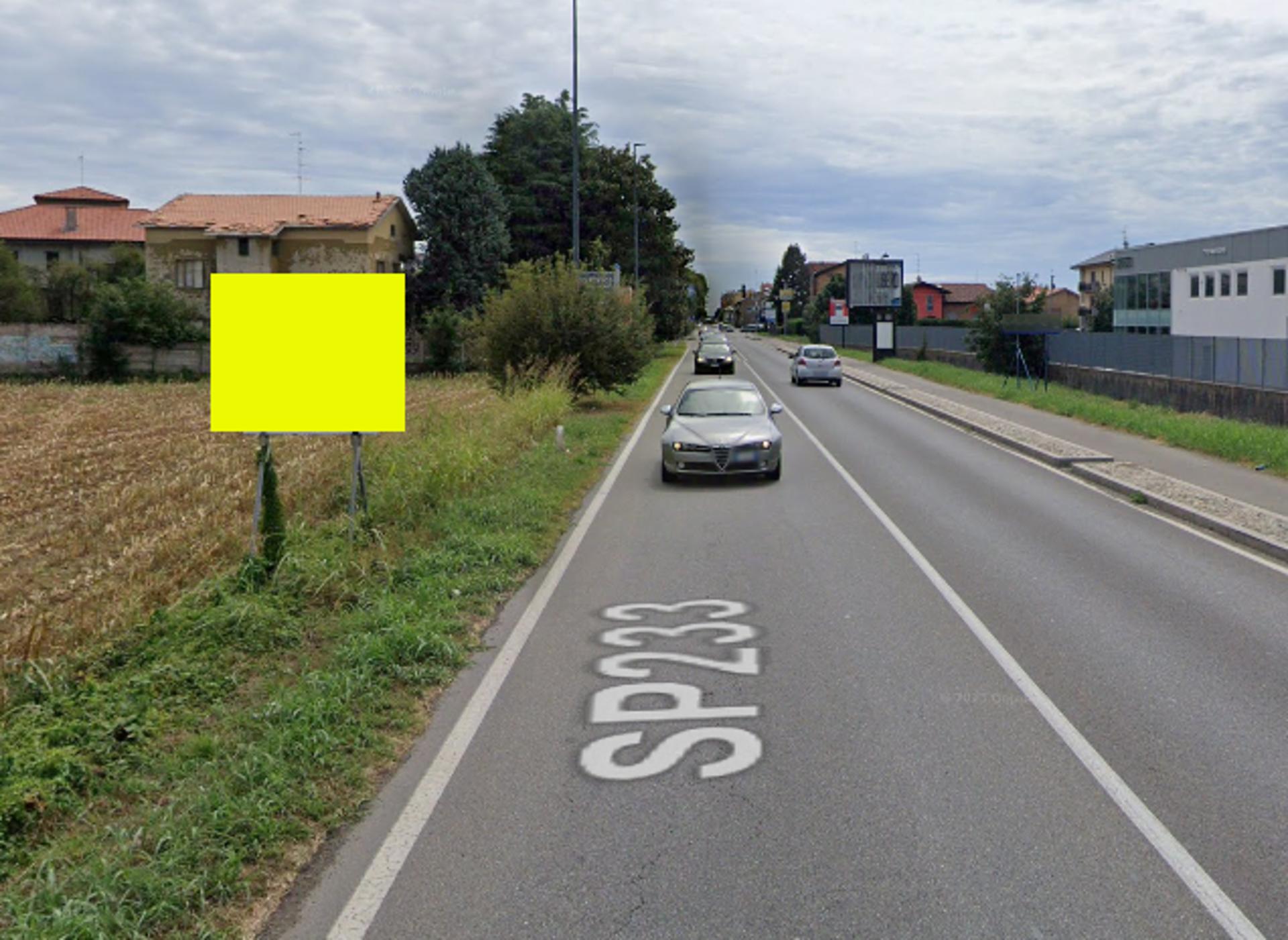Impianto CARTELLONISTICA a Gerenzano, in zona Chiesa dei Santi Pietro e Paolo