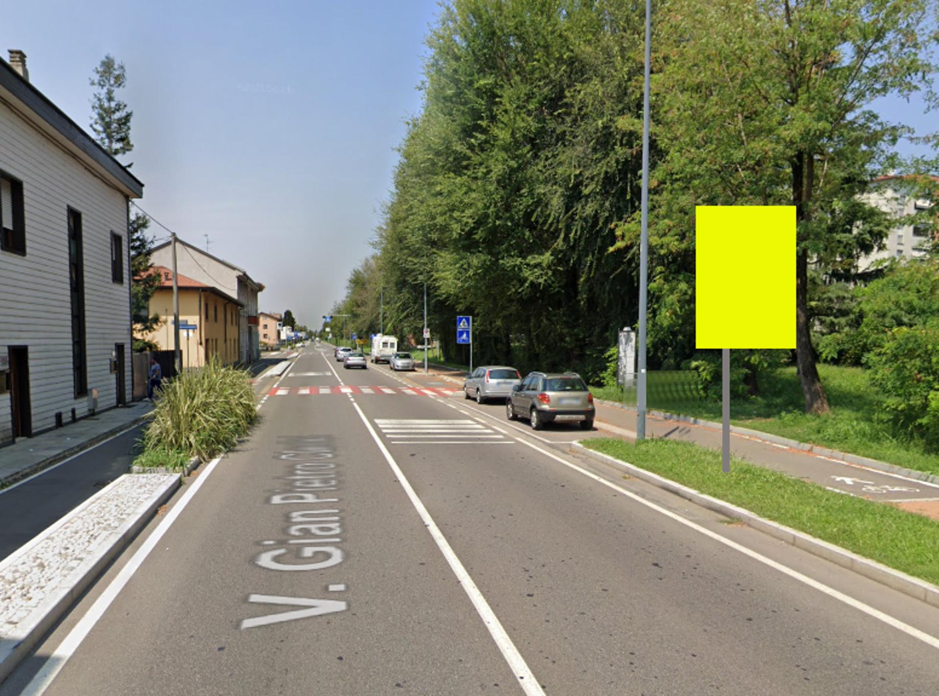 Impianto CARTELLONISTICA a Gerenzano, in zona Scuola primaria Giampiero Clerici