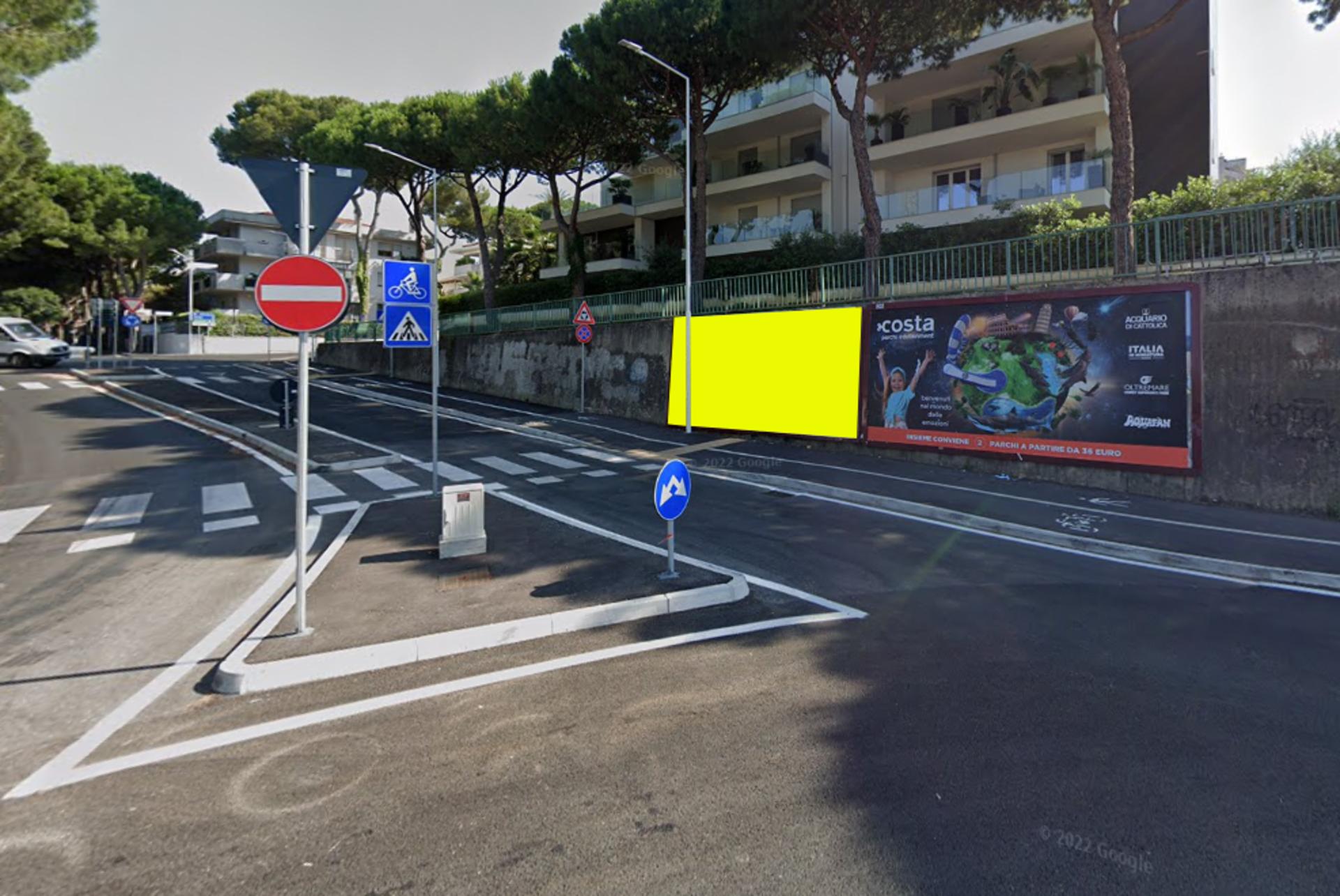 Impianto a Viale Giovanni Da Verazzano parete lato Rimini  Rimini