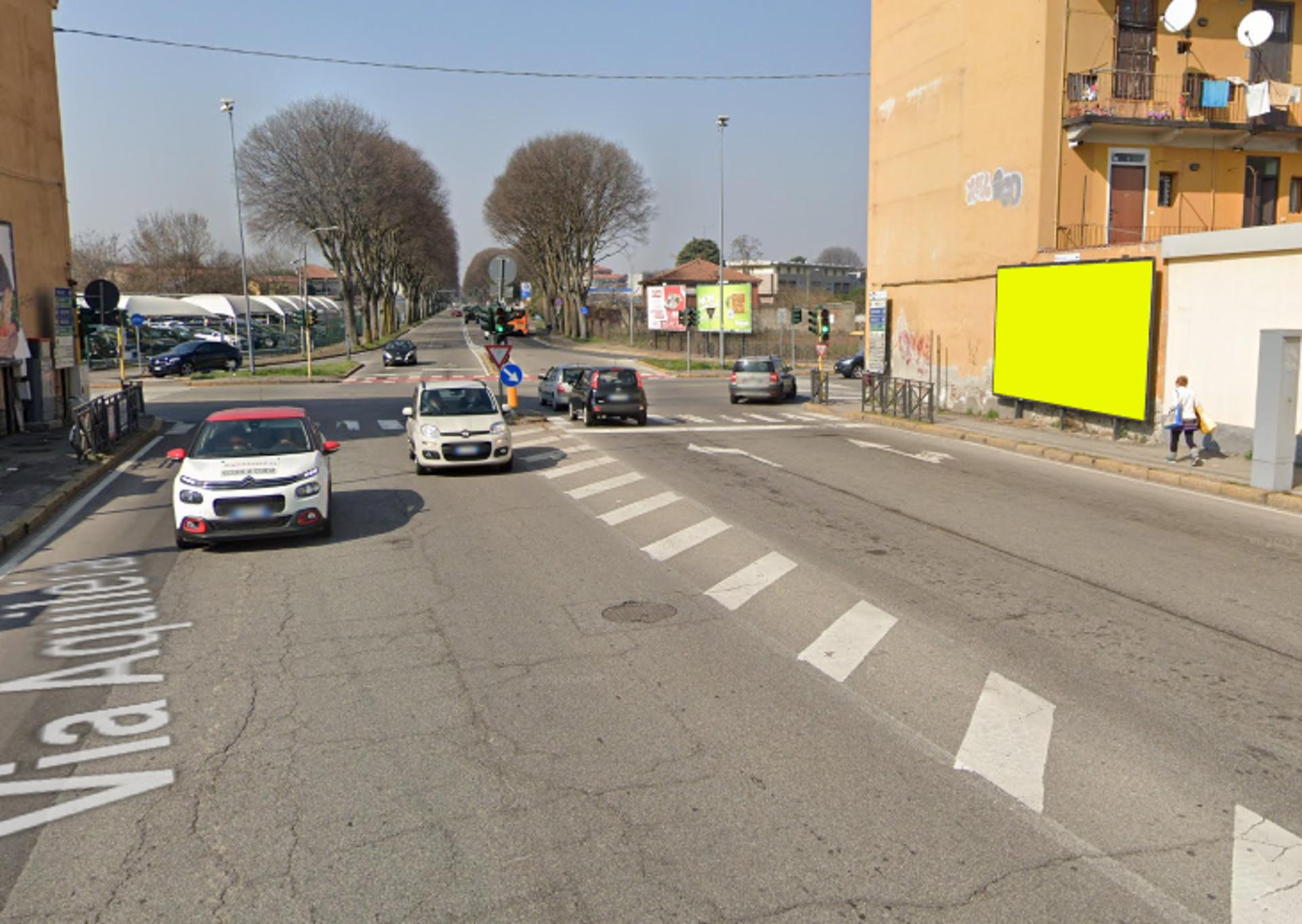 Impianto a Via Aquileia (entrata Monza) ang. Borgazzi  Monza