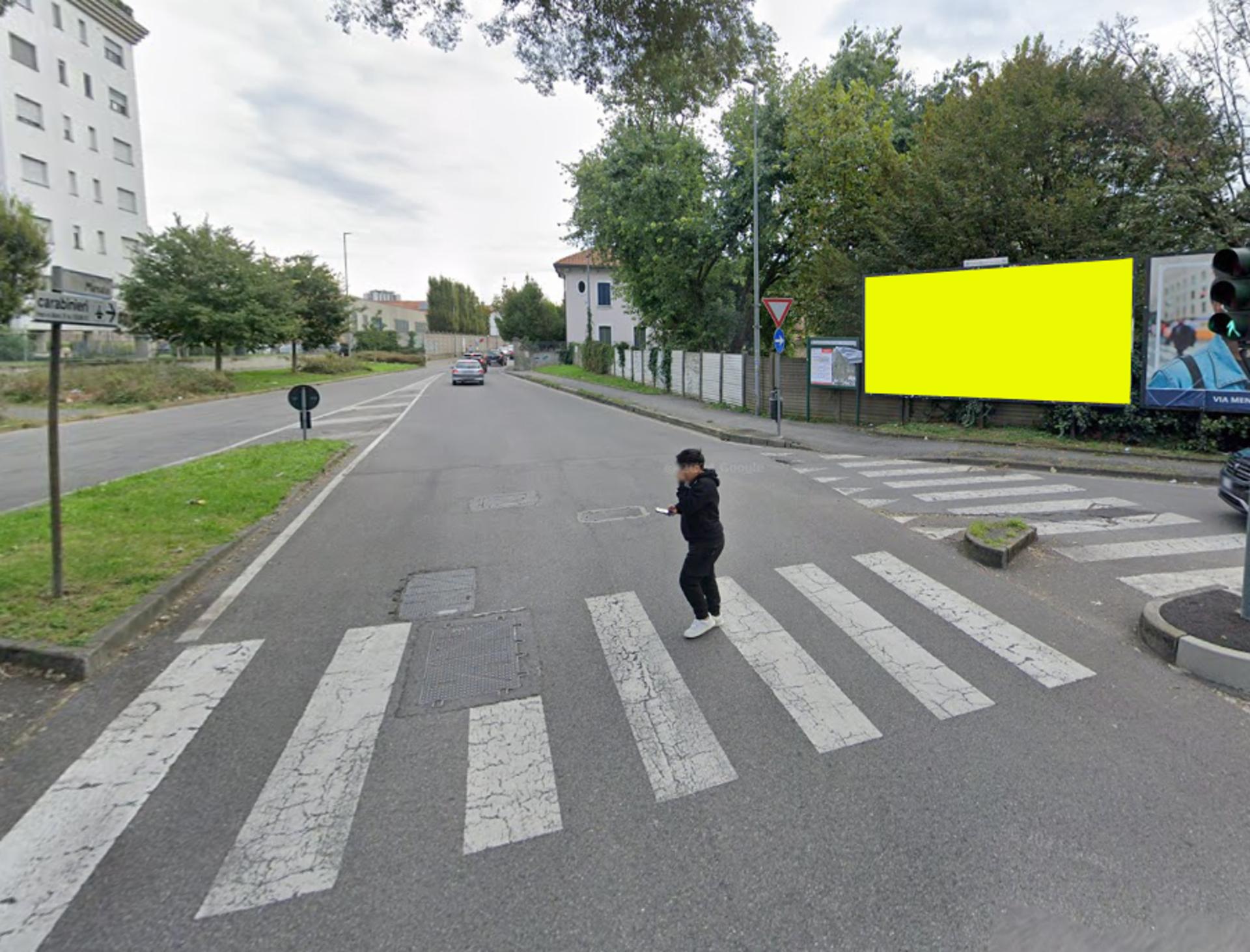 Impianto a Via Goldoni (ang. Via Marsala) sx  Monza