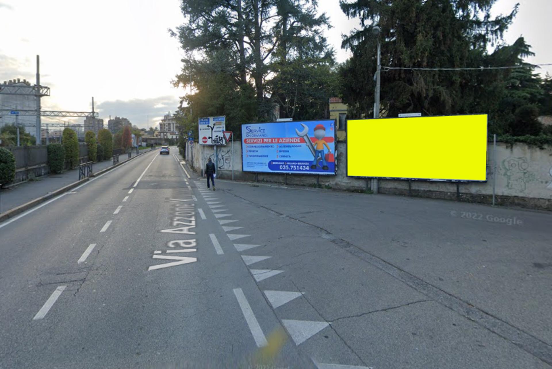 Impianto a Via Visconti (angolo interno) ang. Cernuschi dx  Monza