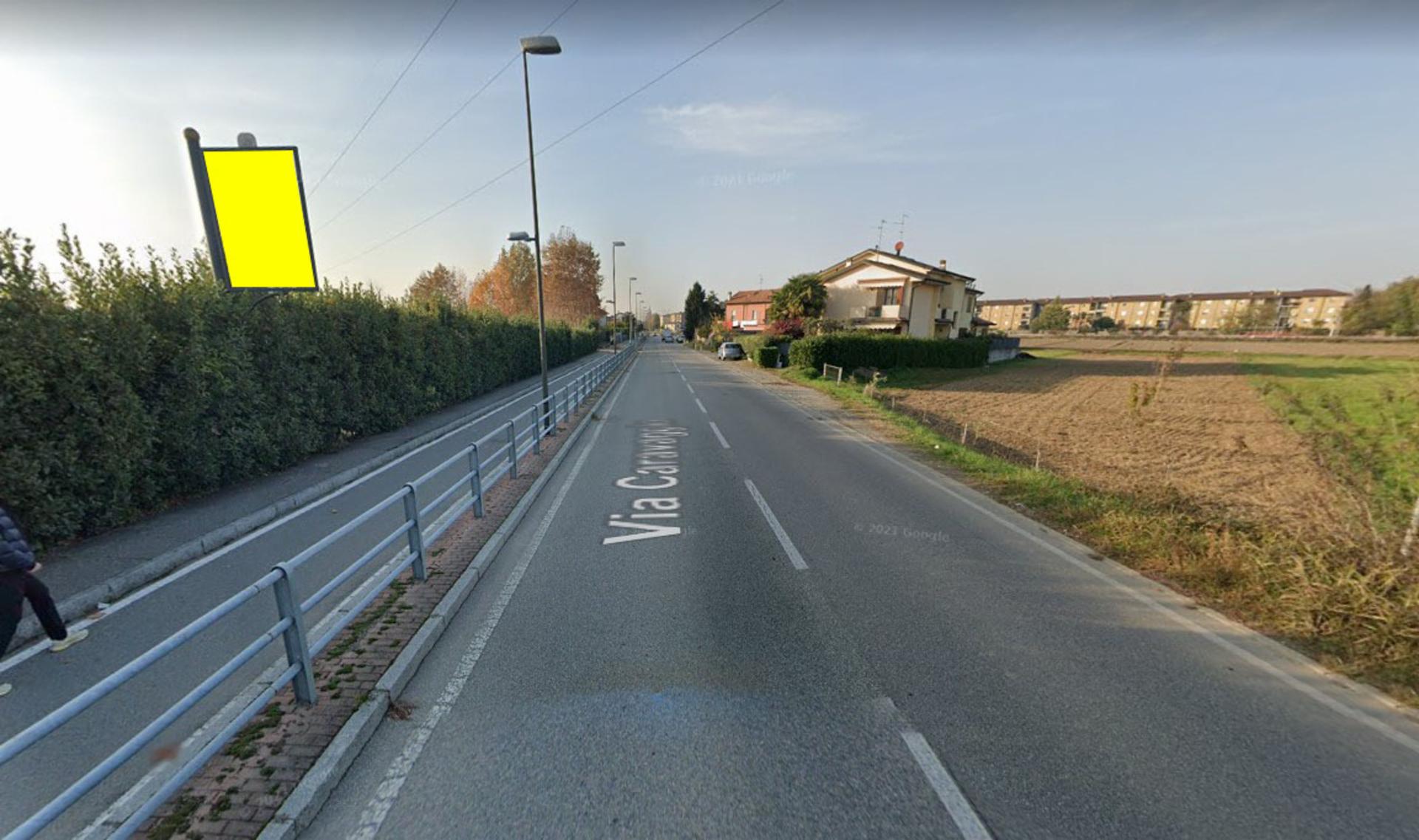 Impianto a VIA Caravaggio 60 mt.  prima di Via Vesture  Treviglio