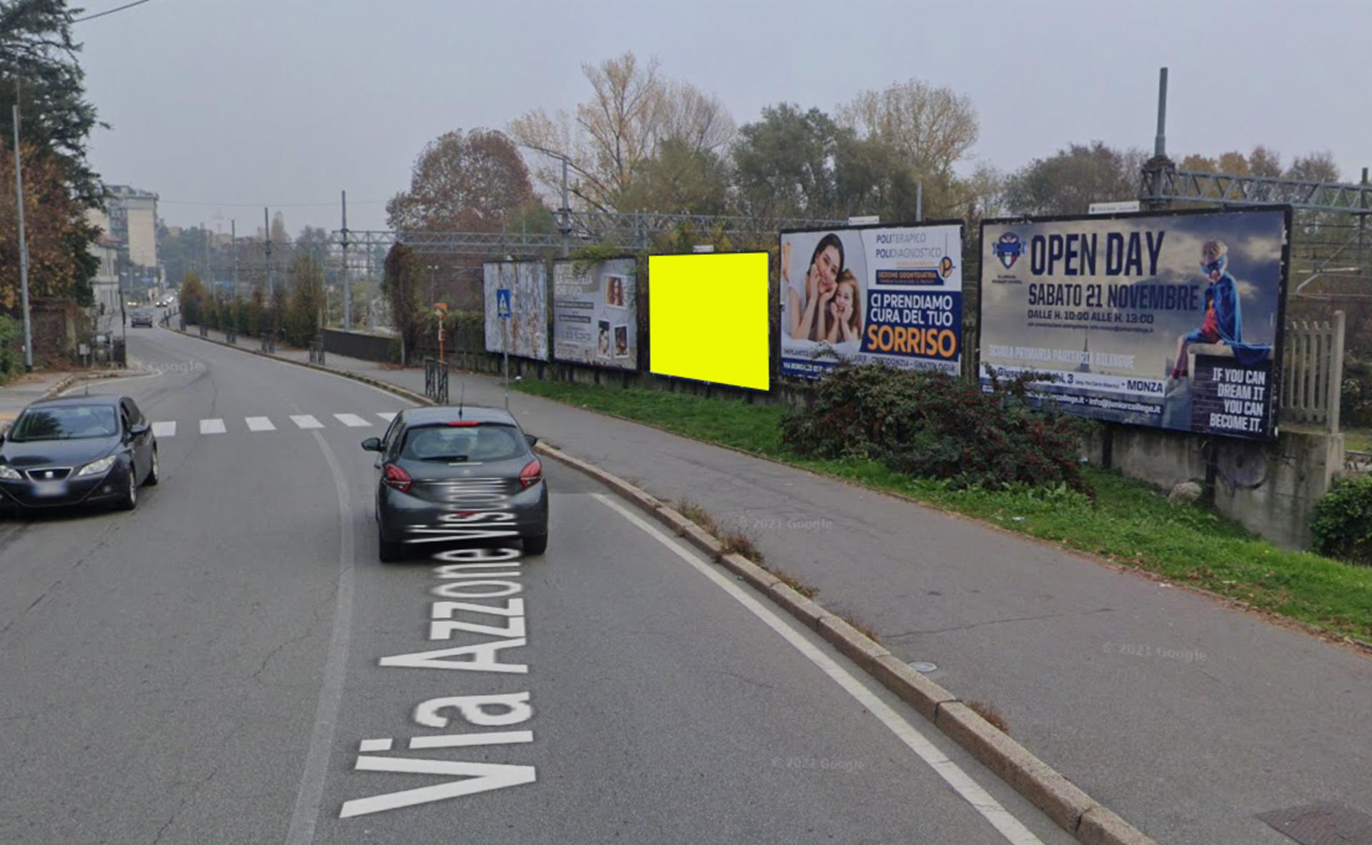 Impianto a Via Visconti (fr. parch. Rinascente) 3dx  Monza
