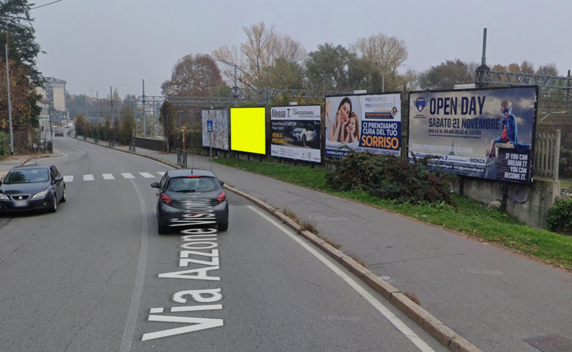 Impianto a Via Visconti (fr. parch. Rinascente) 4dx  Monza
