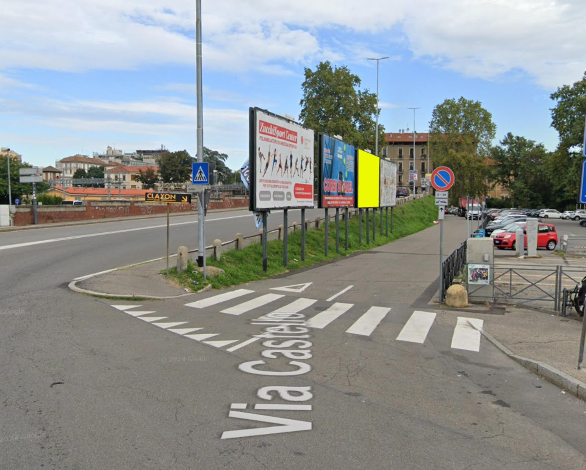 Impianto a Via Turati (vs P.zza Castello) 3sx  Monza