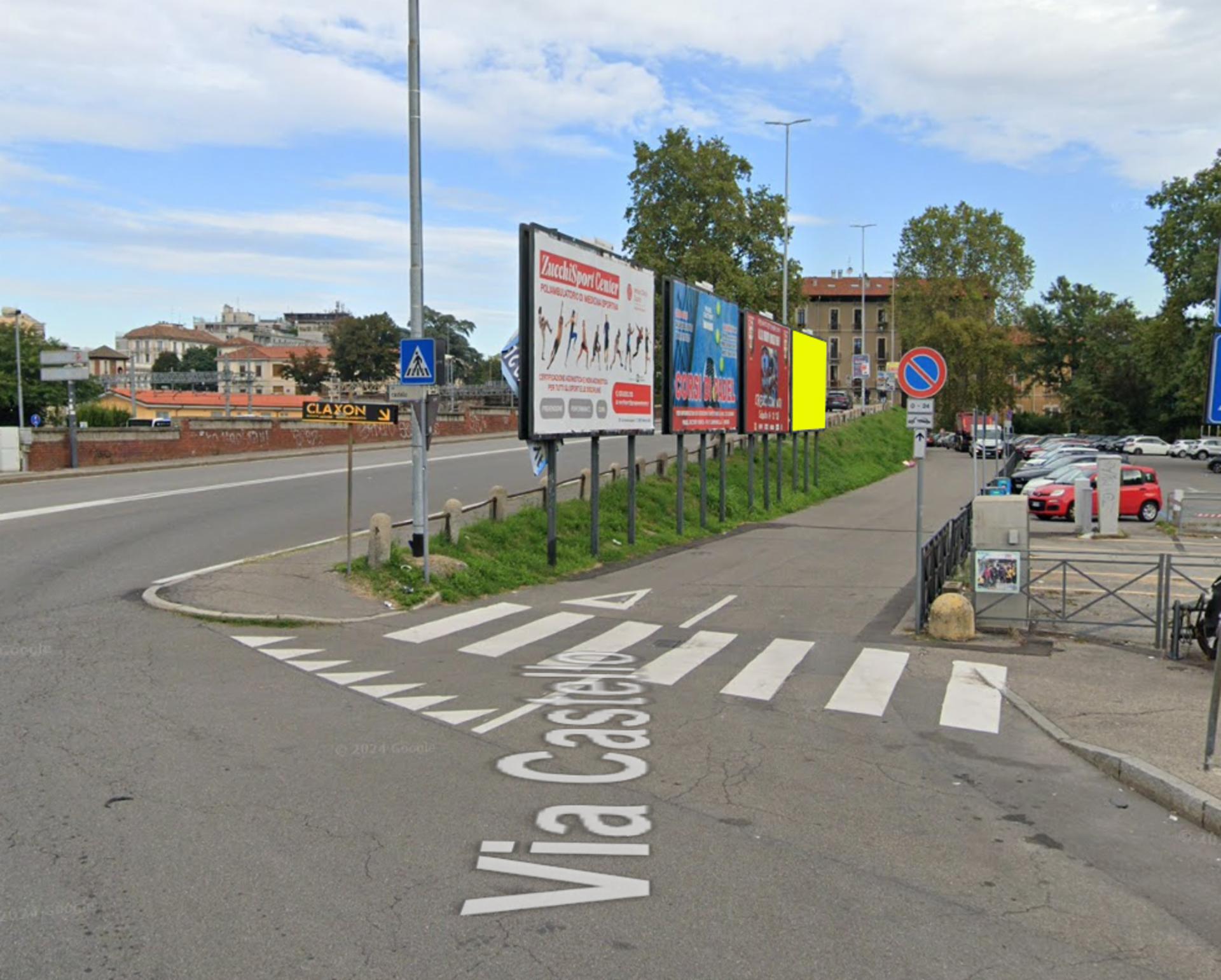 Impianto a Via Turati (vs P.zza Castello) 4sx  Monza