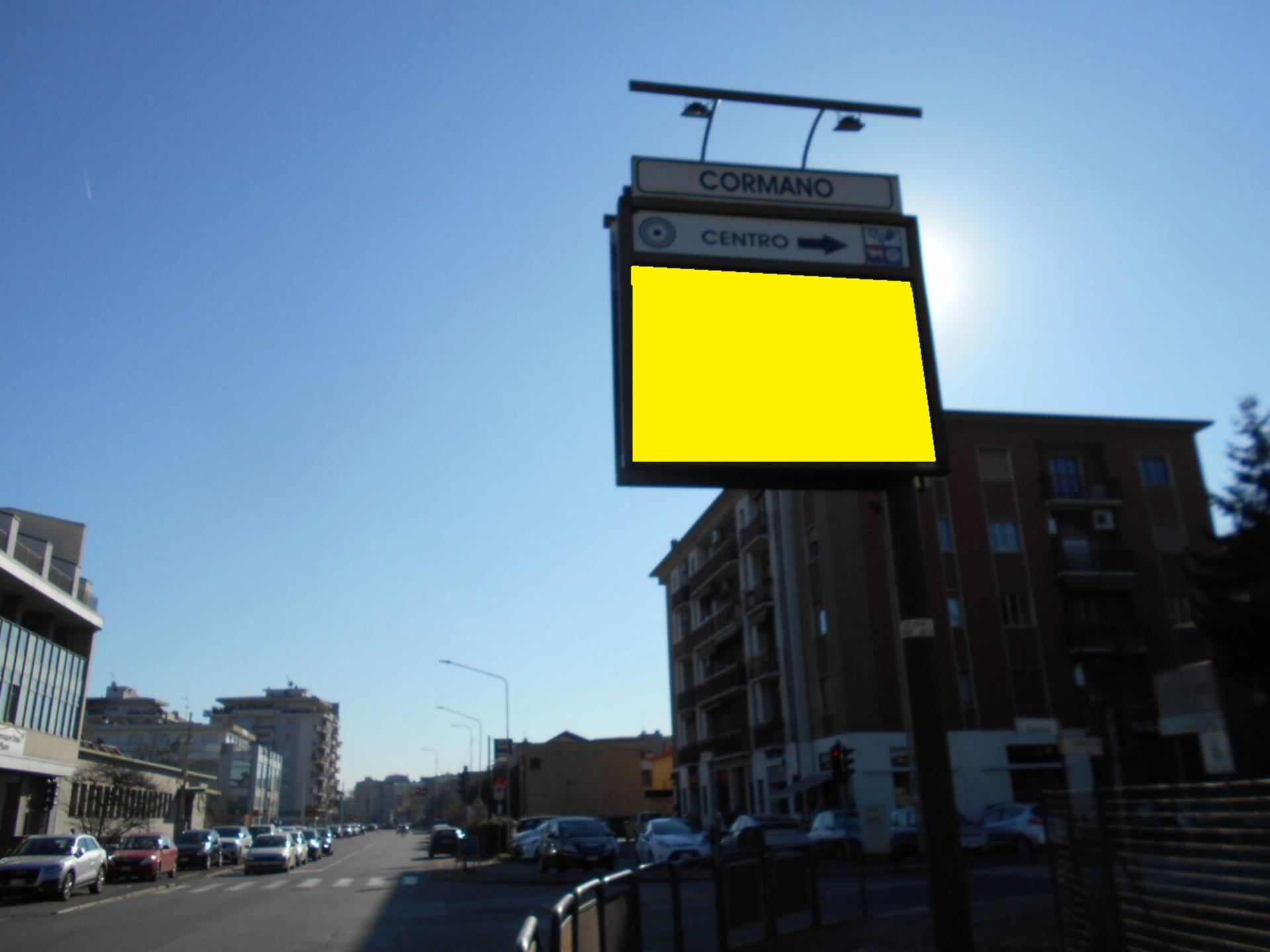 Impianto a VIA CADORNA/VIA VALASSINA  IN ARRIVO DA BRESSO  Cormano
