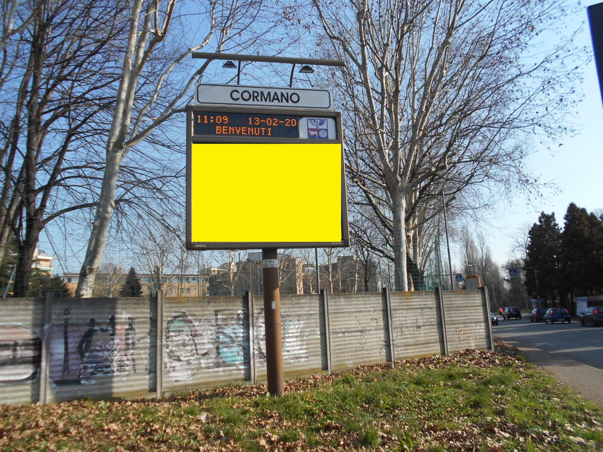Impianto a VIALE BORROMEO/VIA VERGA CIMITERO  FRONTE CAMPO SPORTIVO  Cormano
