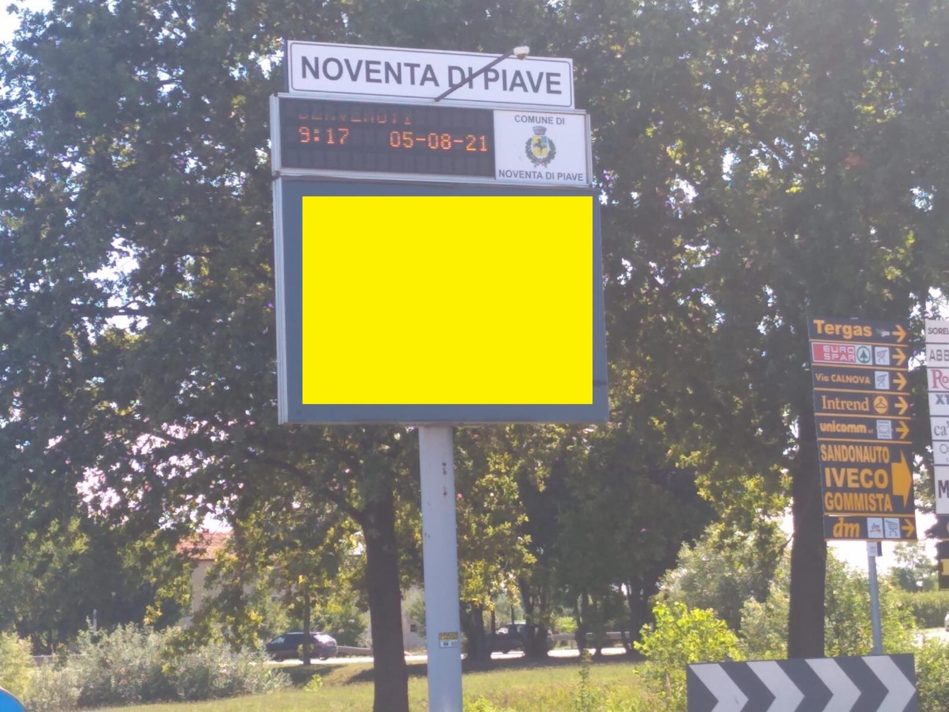 Impianto a VIA CALNOVA  VIA CALNOVA ROTONDA FRONTE USCITA AUTOSTRADALE  Noventa di Piave