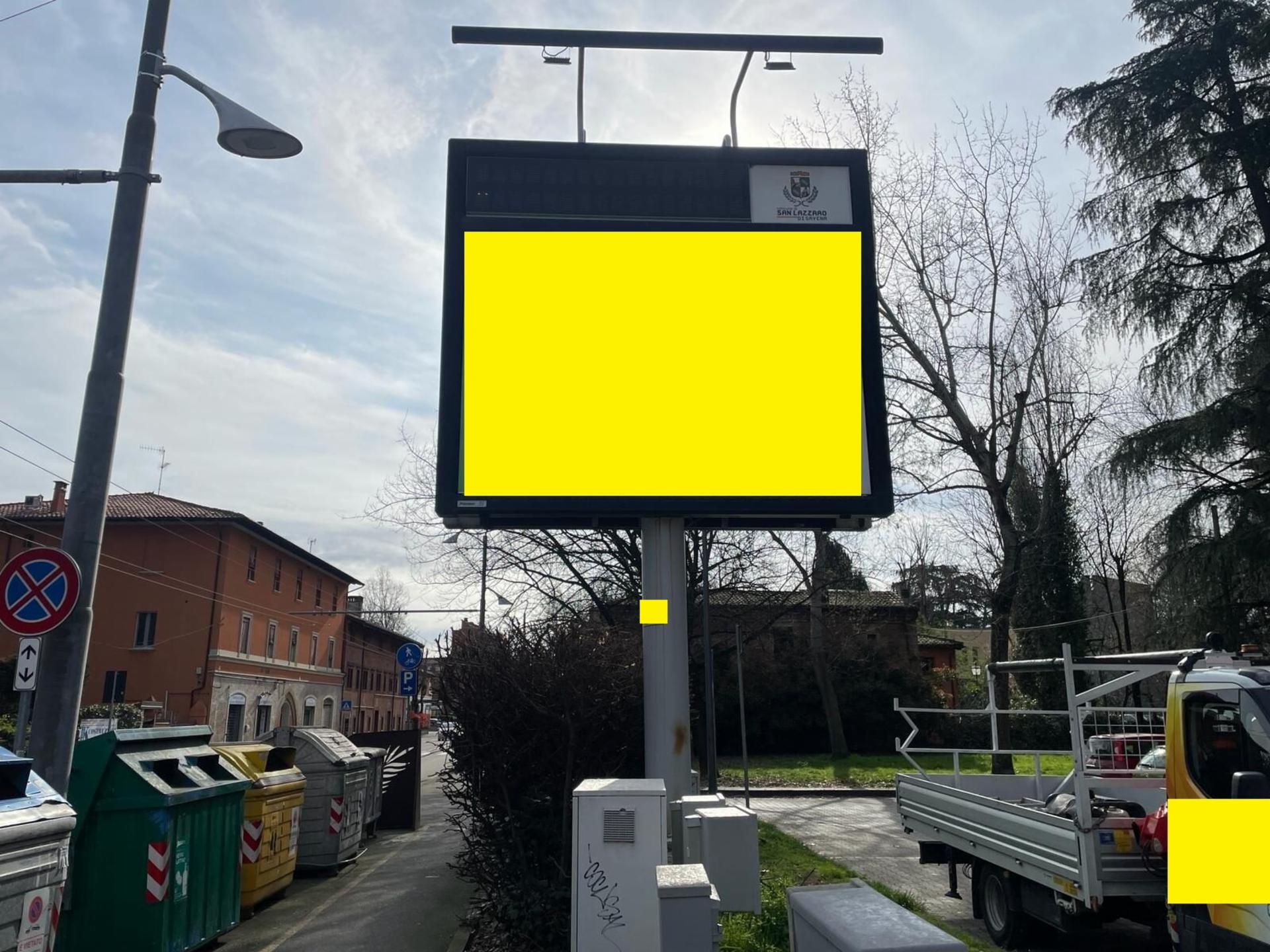 Impianto ROTOR a San Lazzaro di Savena, in zona Pizzeria La Capannina