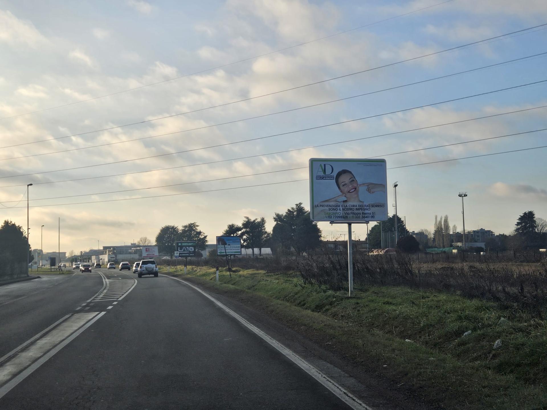 Impianto a S.S. 527 uscita mc donald's dir. Saronno 215 Solaro