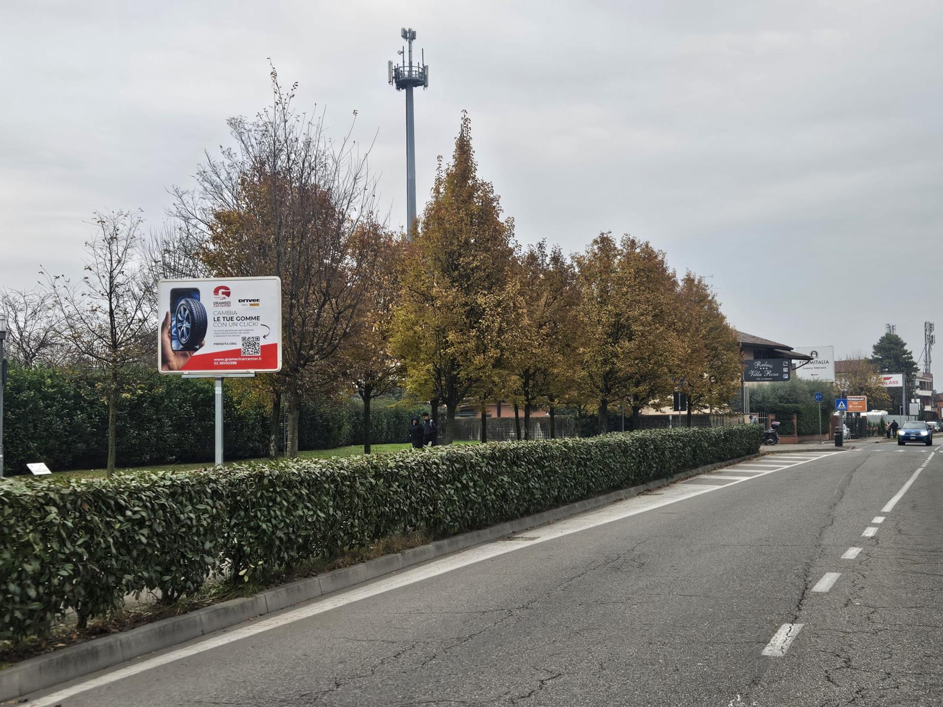 Impianto CARTELLONISTICA a Rho, in zona Vulcano Milano