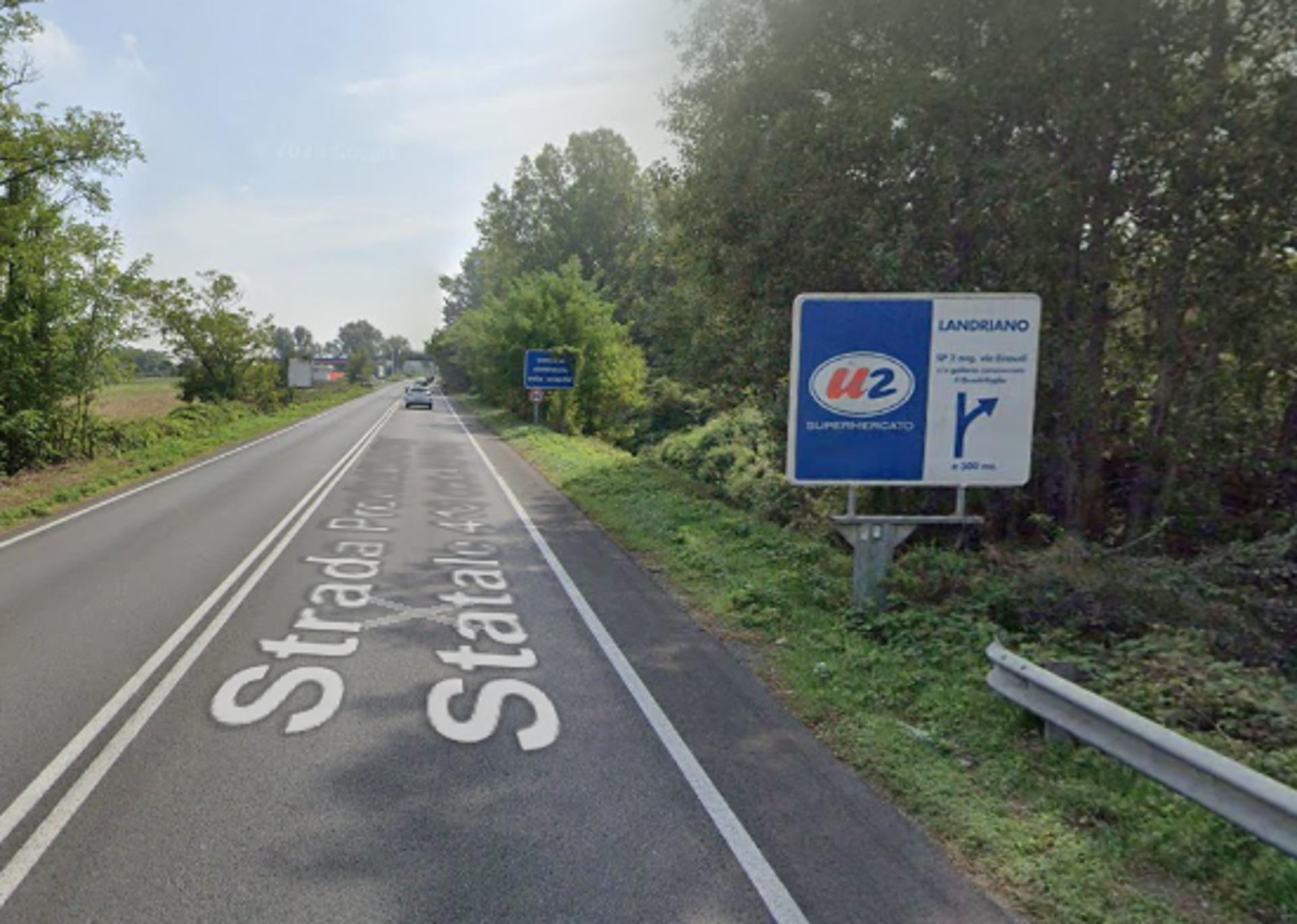 Impianto a ss 412 km 10+290 dx  Landriano