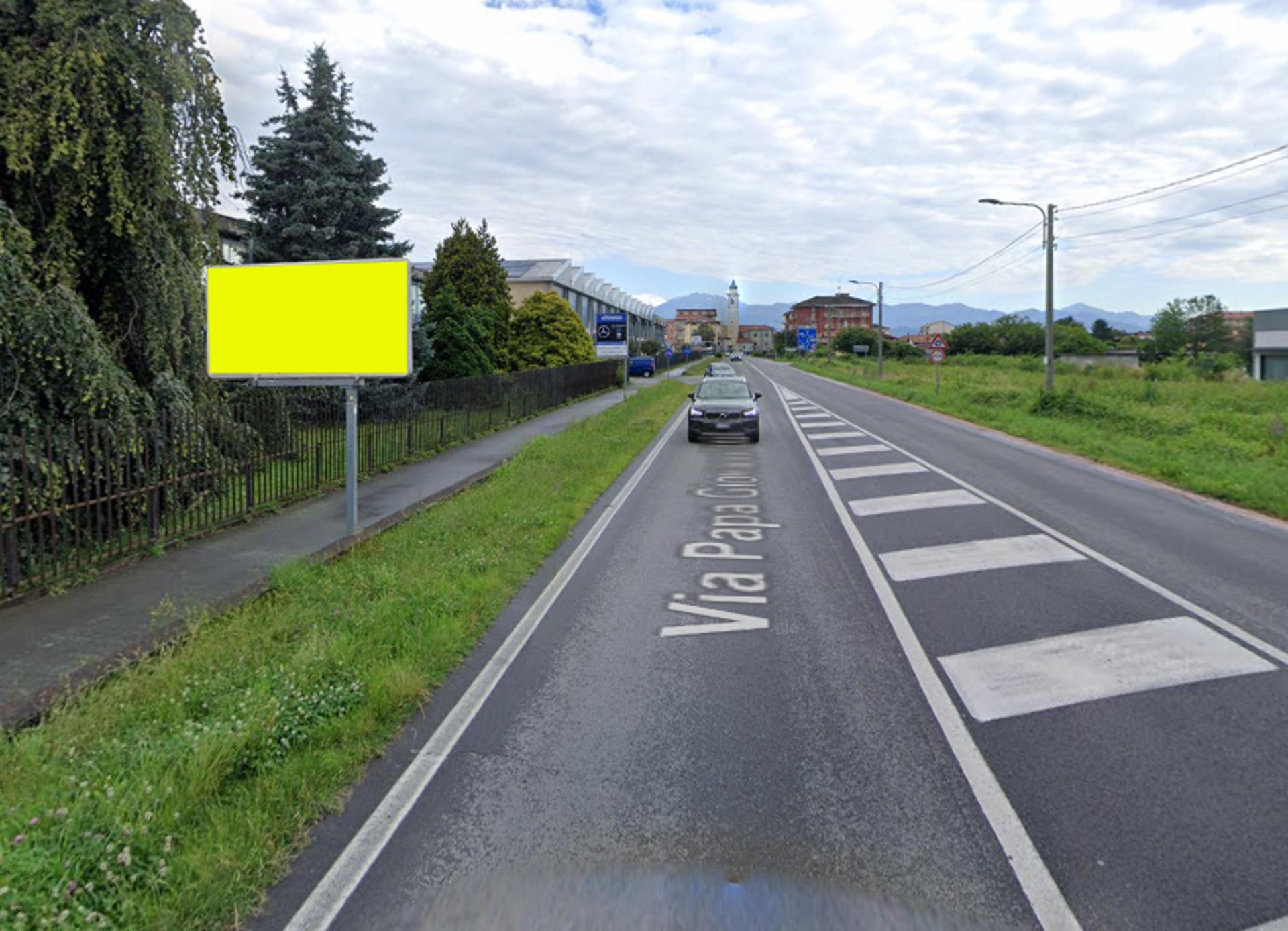 Impianto CARTELLONISTICA a Cerrione, in zona Chiesa parrocchiale di San Giorgio Martire