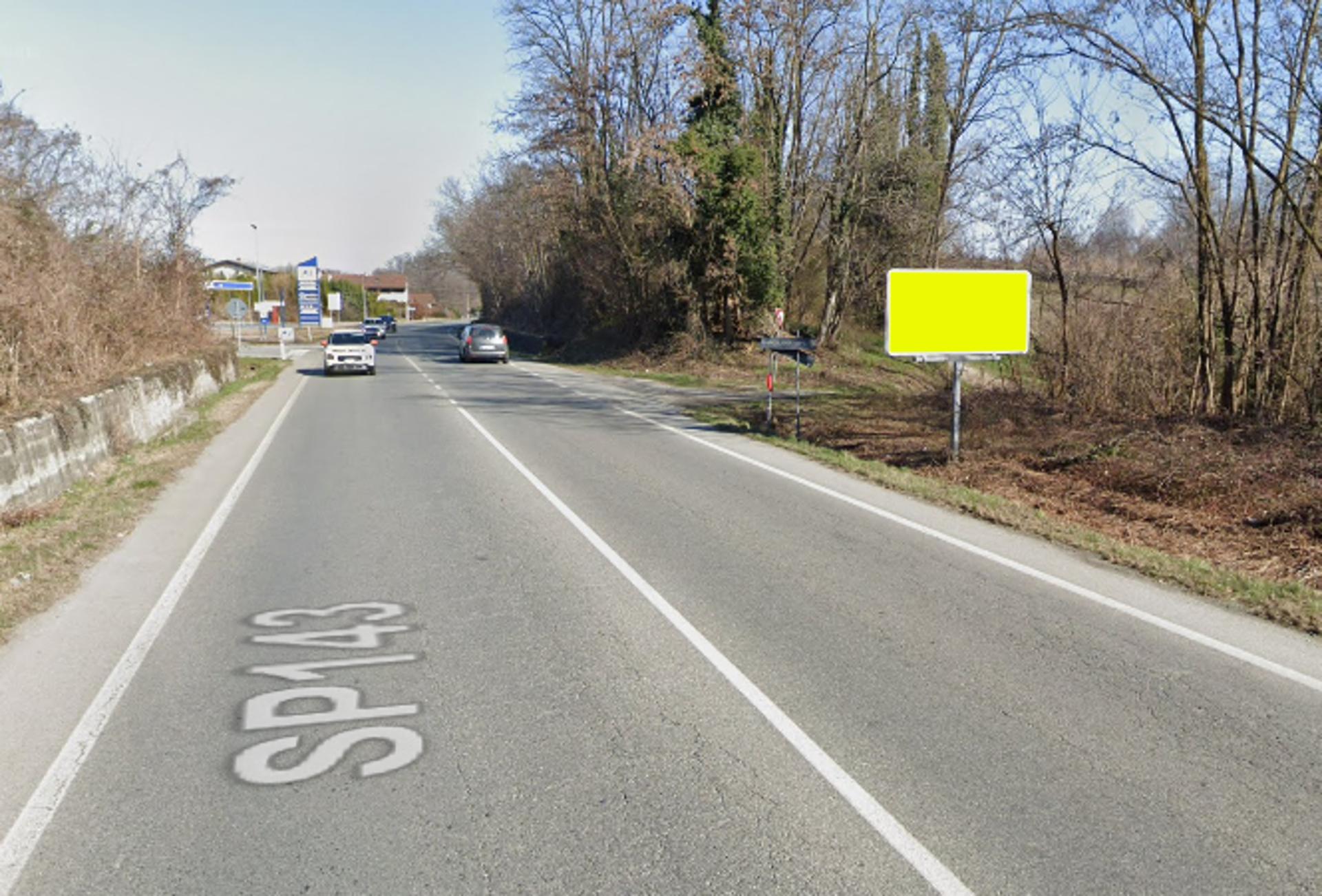 Impianto a SP 143 km 15+685 DX Tratto Cavaglià - Dorzano - Salussola  Dorzano