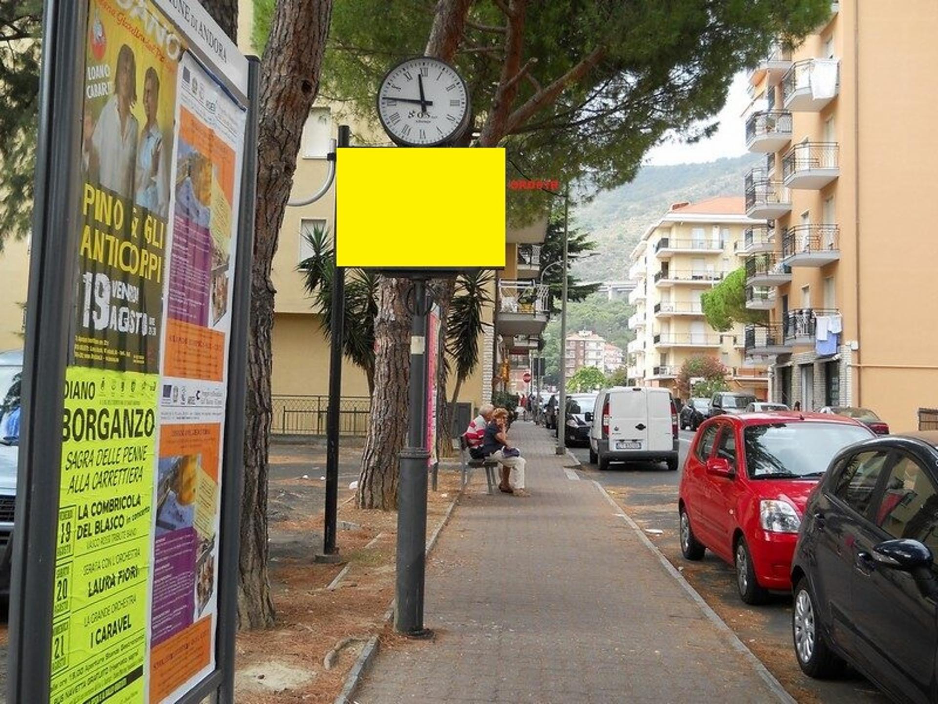 Impianto a VIA COLOMBO  FRONTE NEGOZZIO C.RAMELLO  Andora