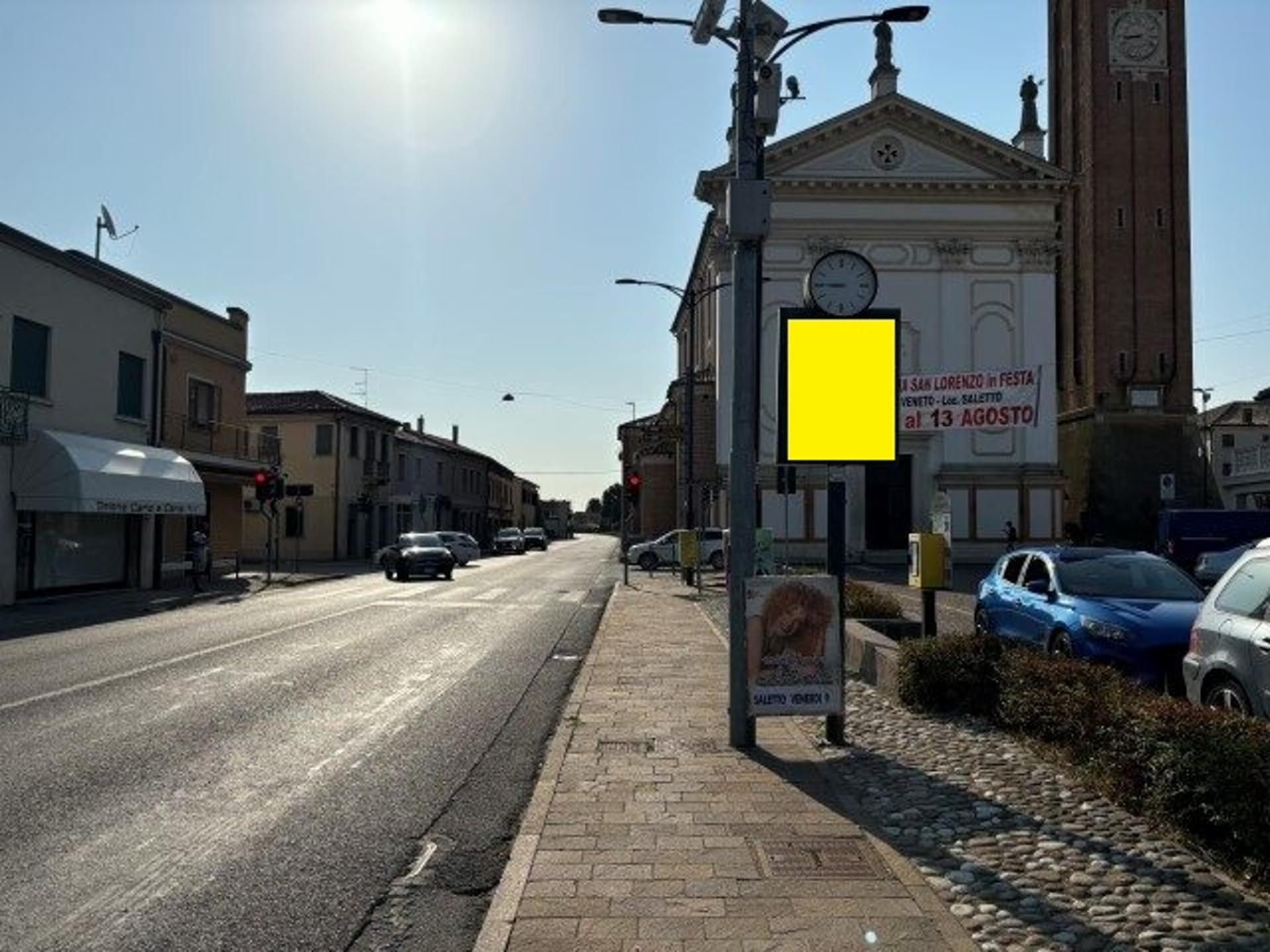 Impianto a VIA ROMA SR 10 KM 355 + 405 DX  INCROCIO CON VIA XX SETTEMBRE  Saletto